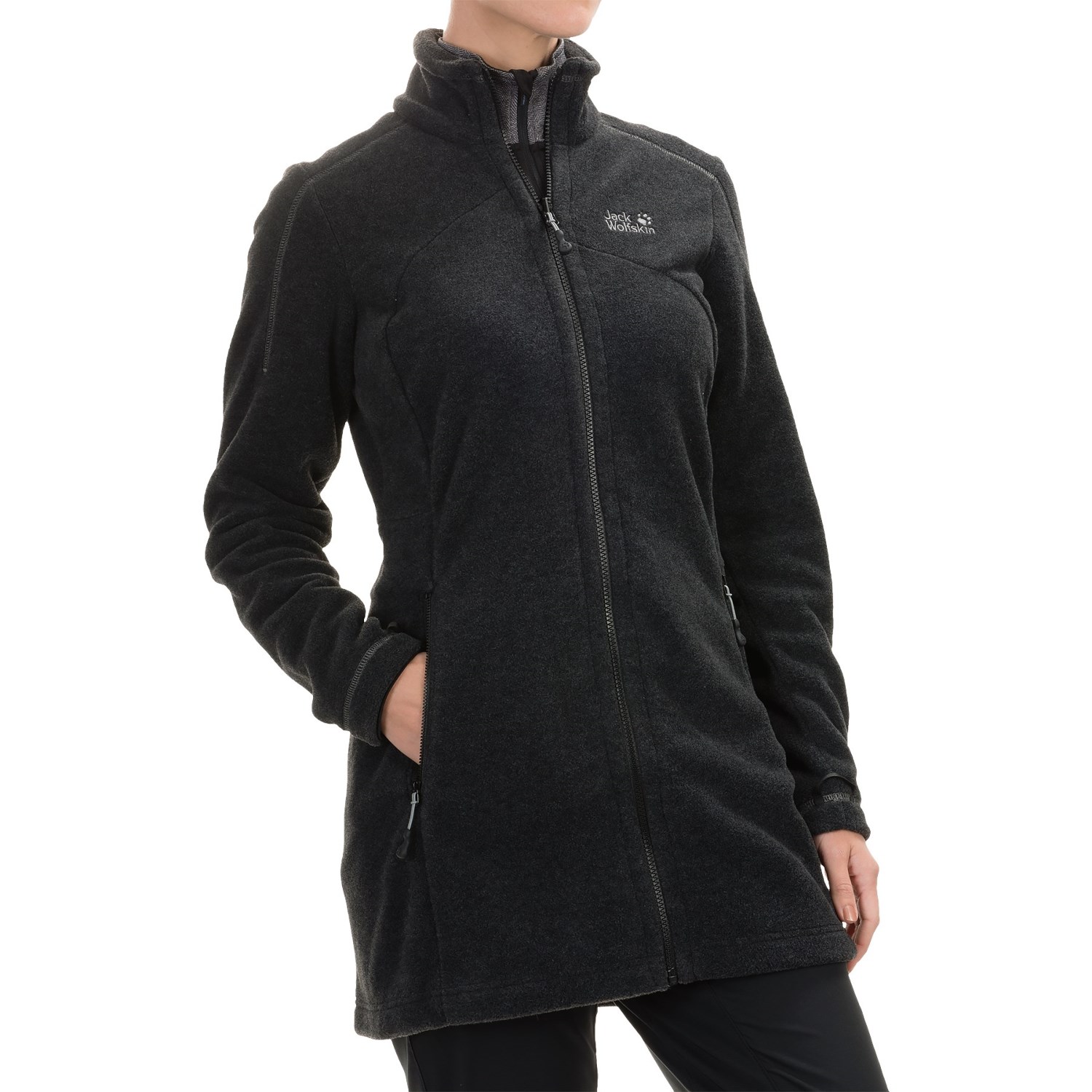 Jack Wolfskin Klondike Long Fleece Jacket (For Women)