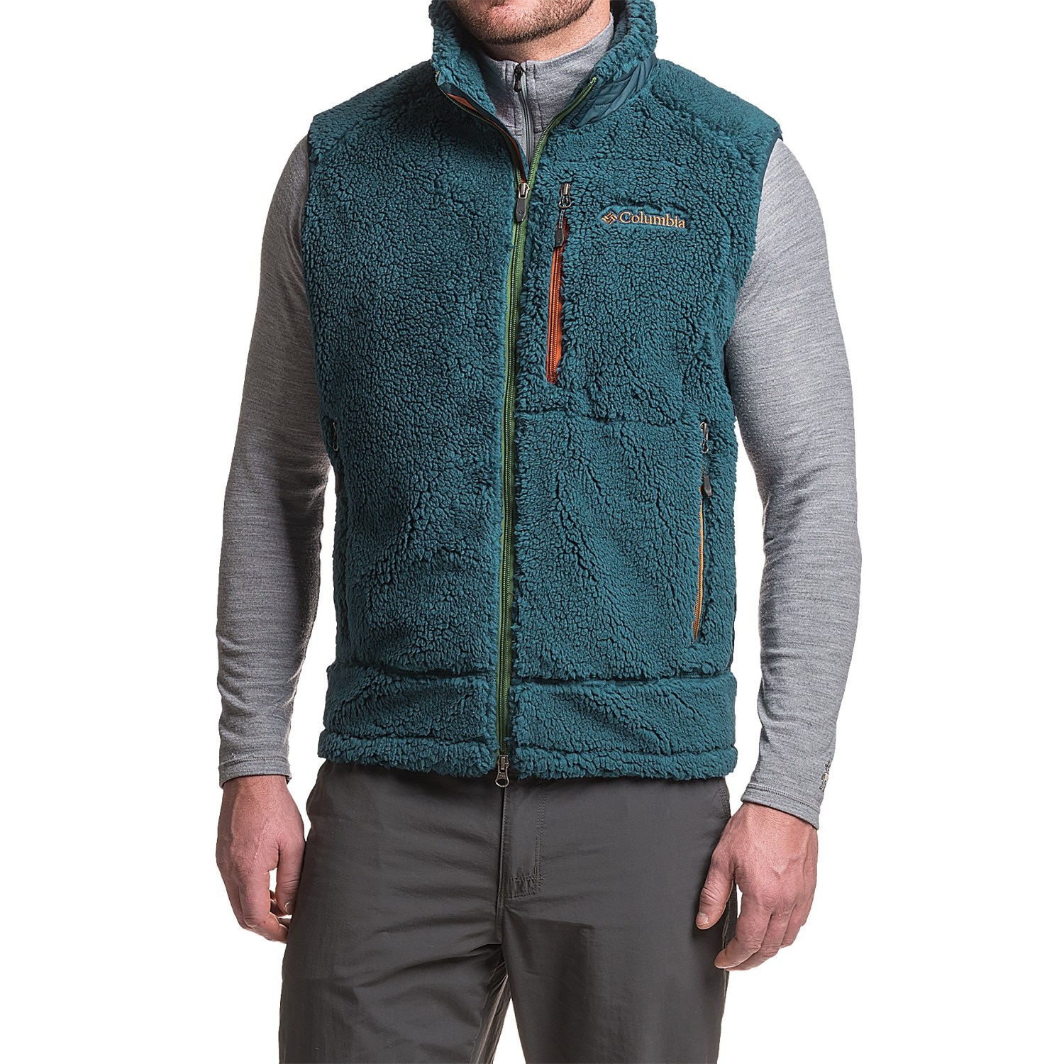 Columbia Sportswear Archer Ridge Omni-Wind® Block Fleece Vest (For Men)