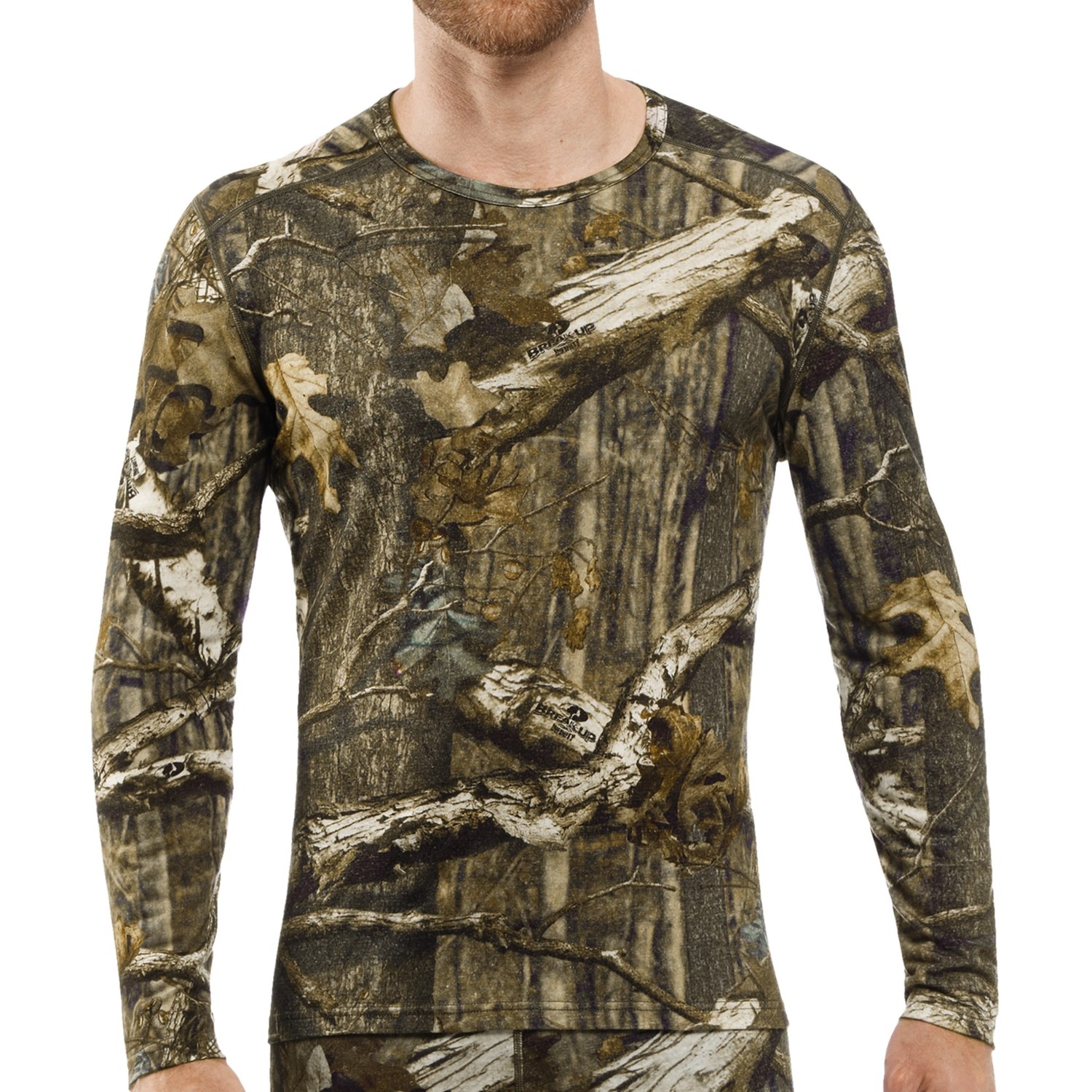 Icebreaker Bodyfit 200 IKA Mossy Oak® Base Layer Top - UPF 30+, Merino Wool, Lightweight, Long Sleeve (For Men)