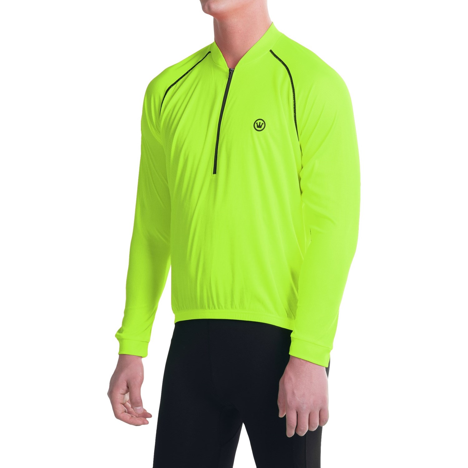 Canari Solar Flare Cycling Jersey - Zip Neck, Long Sleeve (For Men)