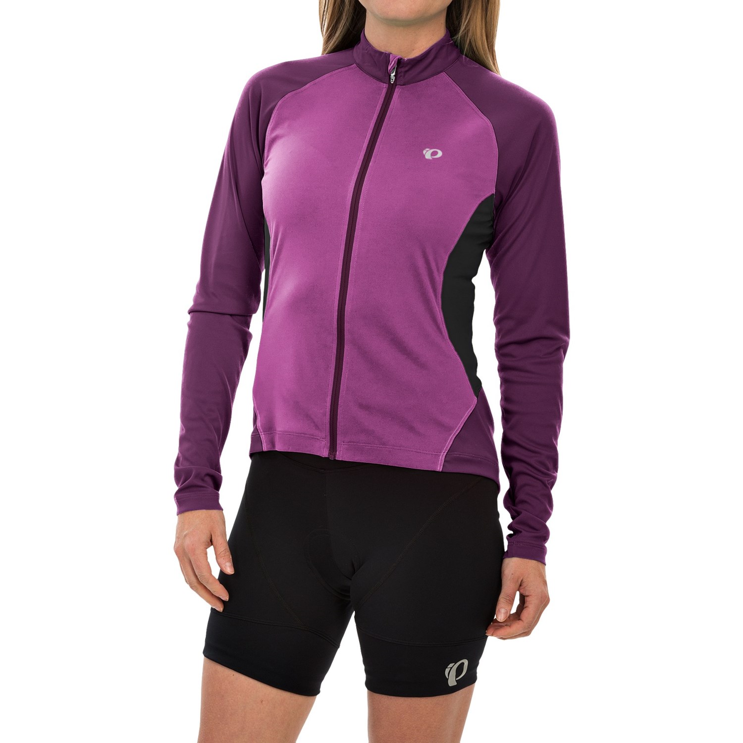 Pearl Izumi Symphony Cycling Jersey - UPF 50, Full Zip, Long Sleeve (For Women)