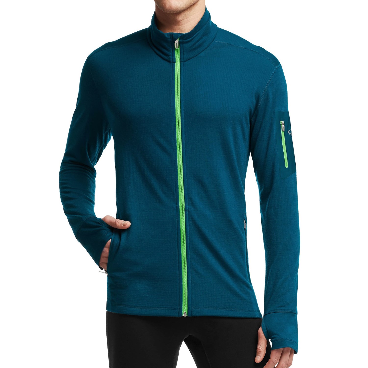 Icebreaker Compass Midlayer Full-Zip Shirt - UPF 20+, Merino Wool Blend, Long Sleeve (For Men)