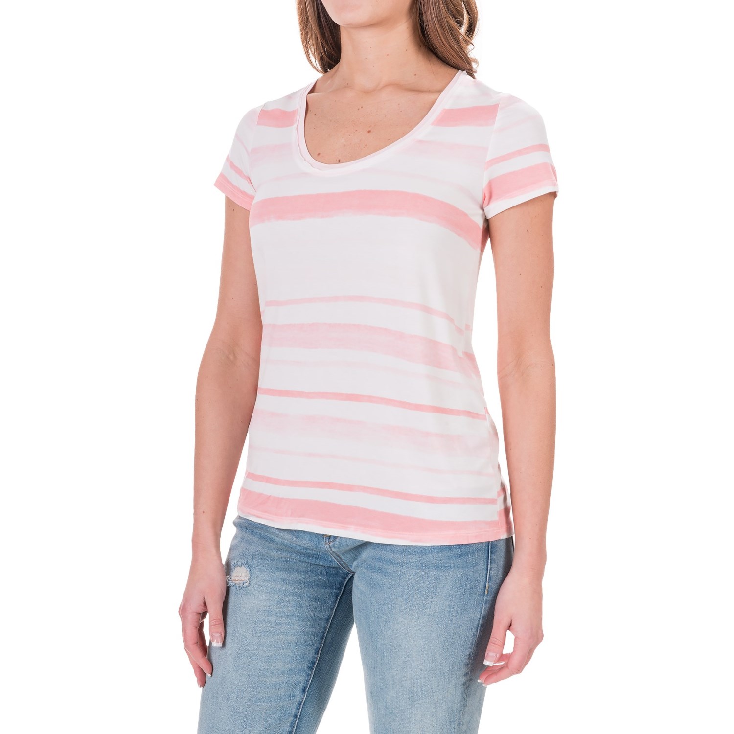 Rayon Knit Shirt - Short Sleeve (For Women)