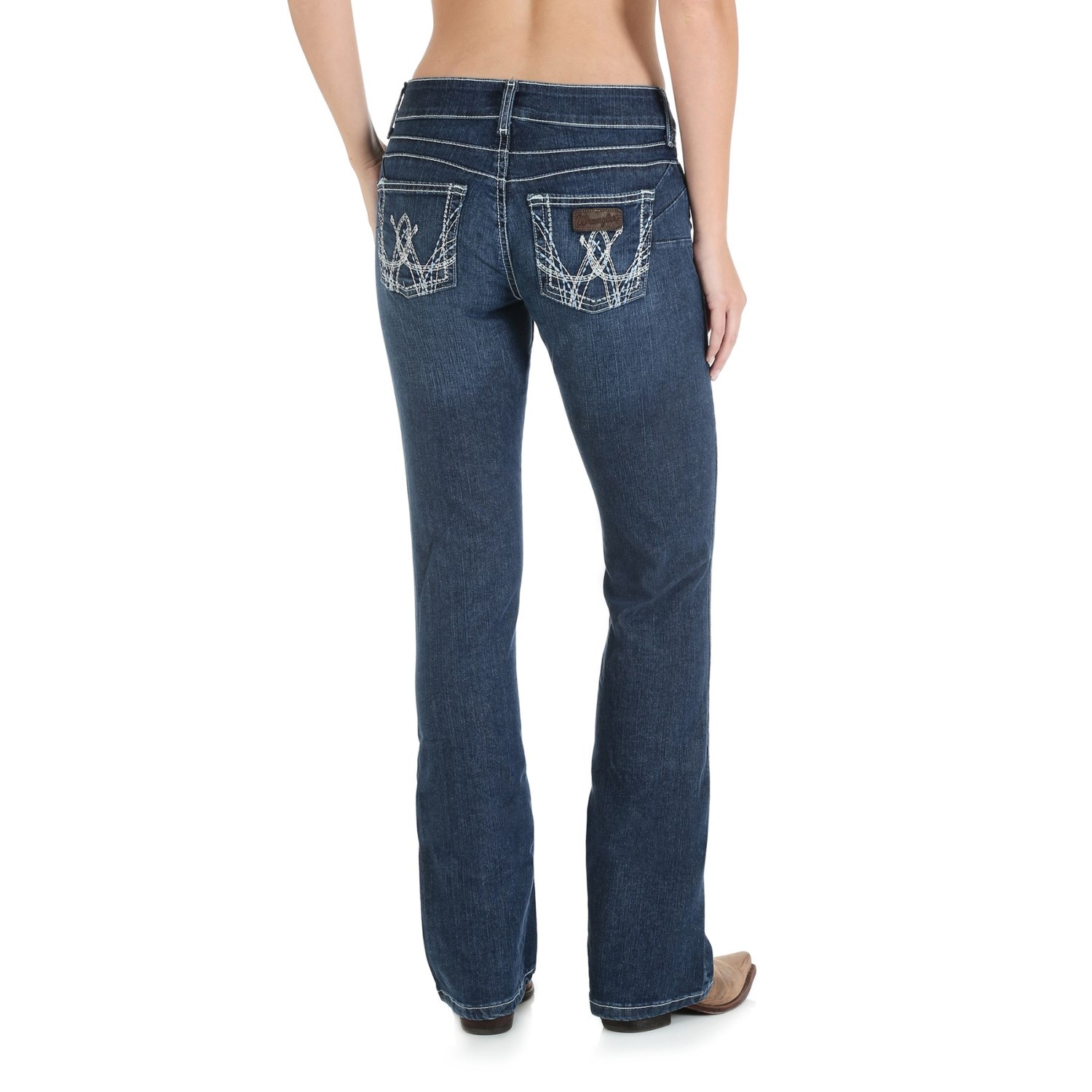 Wrangler Mae Booty-Up Jeans - Low Rise, Bootcut (For Women)