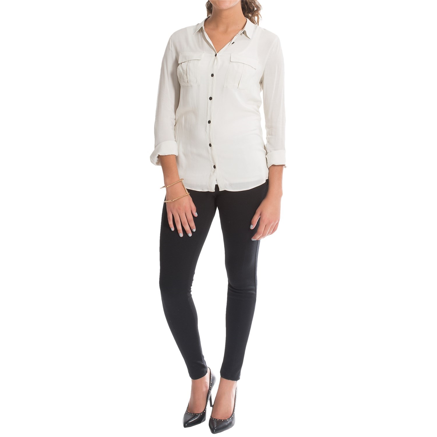 Barbour Infantry Slim Fit Shirt - Long Sleeve (For Women)