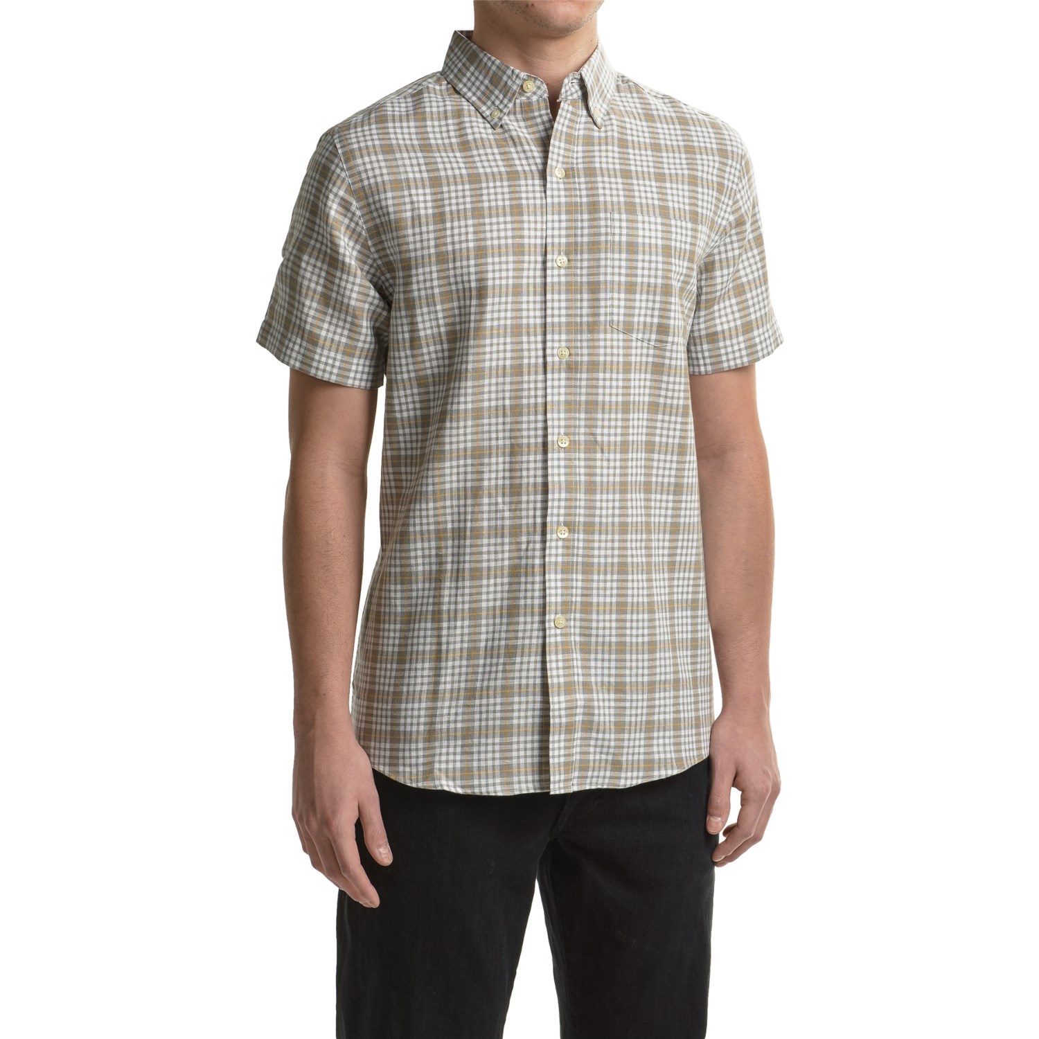 Reed Edward Woven Button-Down Shirt - Short Sleeve (For Men)