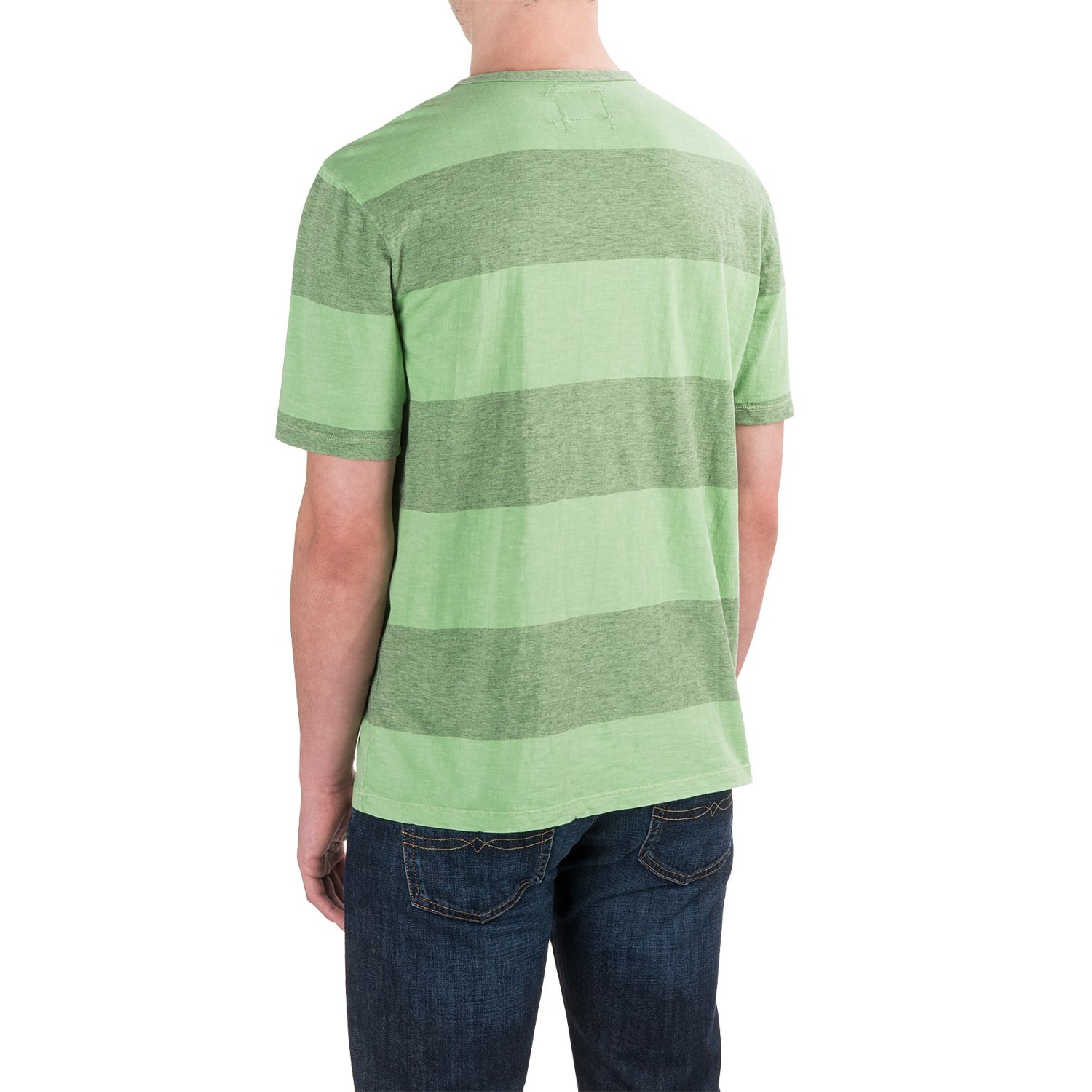 True Grit Heathered Wide Stripe T-Shirt - Short Sleeve (For Men)