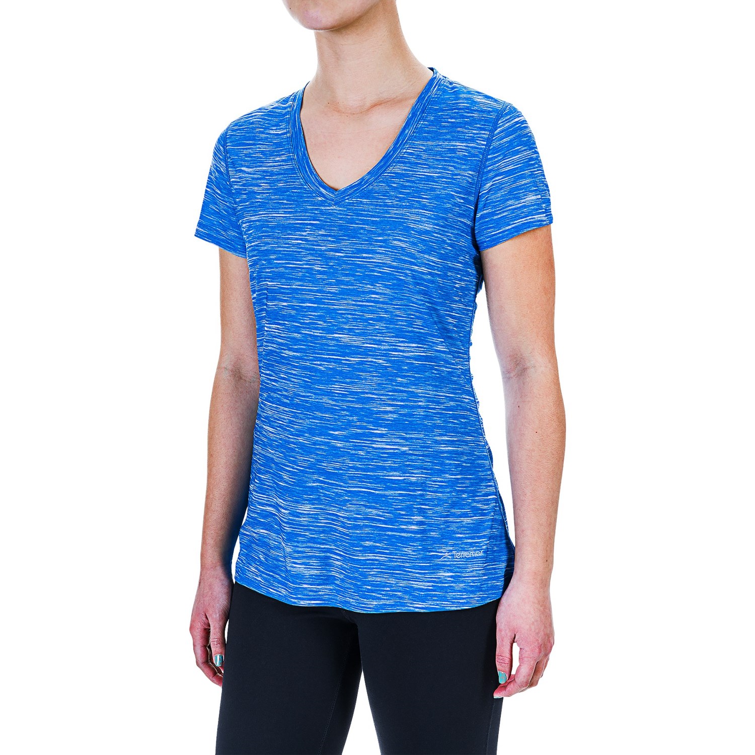 Terramar Melange T-Shirt - UPF 25+, V-Neck, Short Sleeve (For Women)