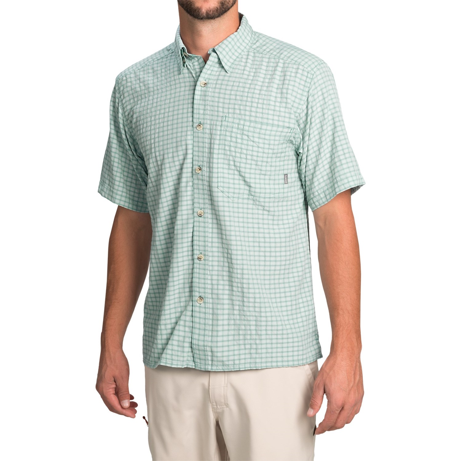 Simms Morada Shirt - UPF 30+, Button Down, Short Sleeve (For Men)