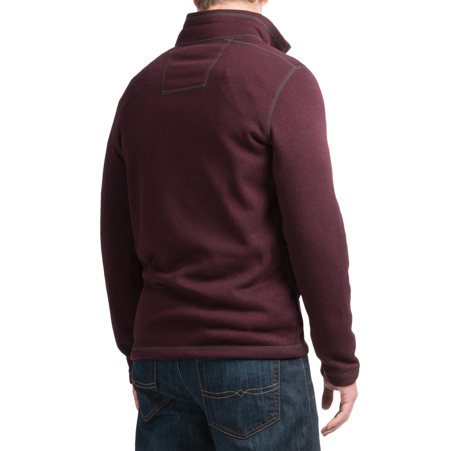 G.H. Bass & Co. Zip Neck Fleece Sweater (For Men)