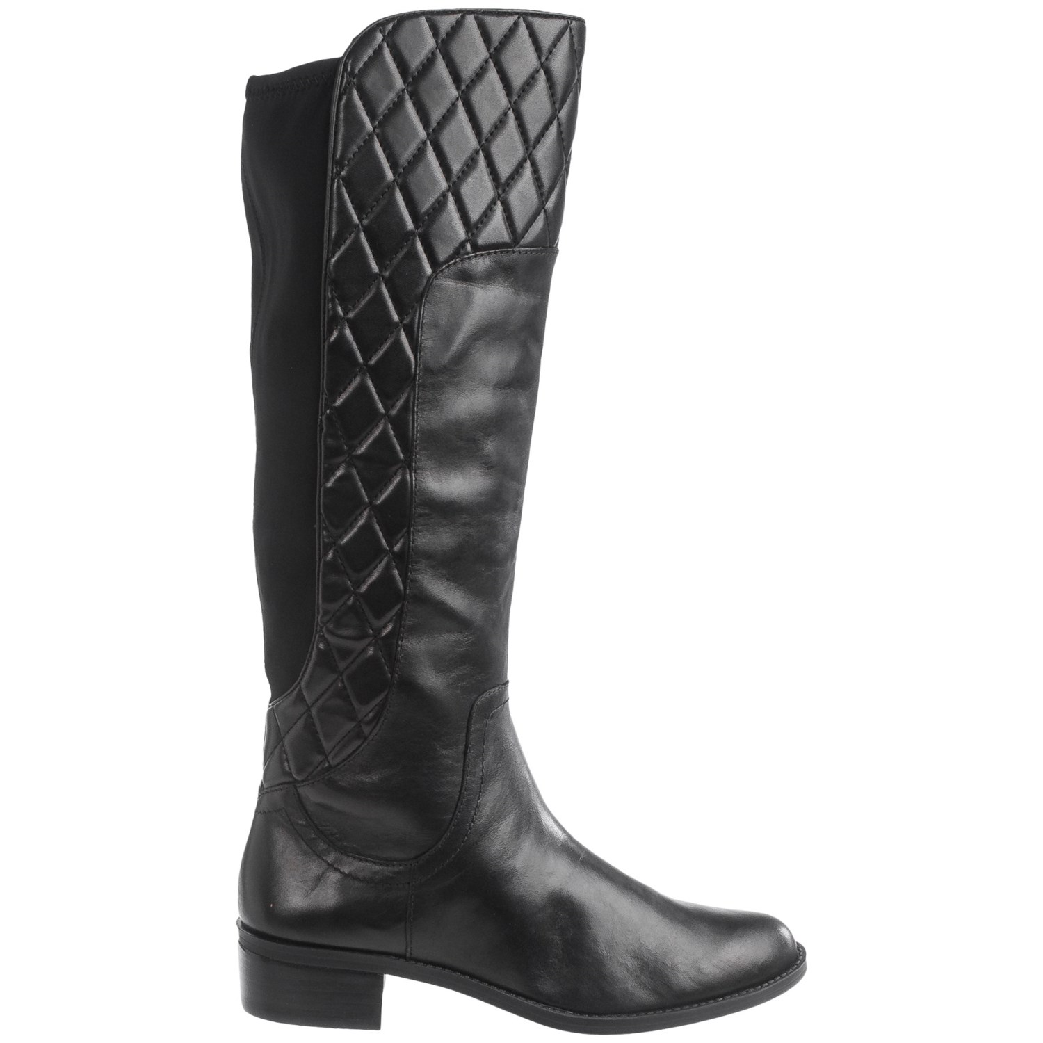 Adrienne Vittadini Keith Quilted Knee High Boots - Leather (For Women)