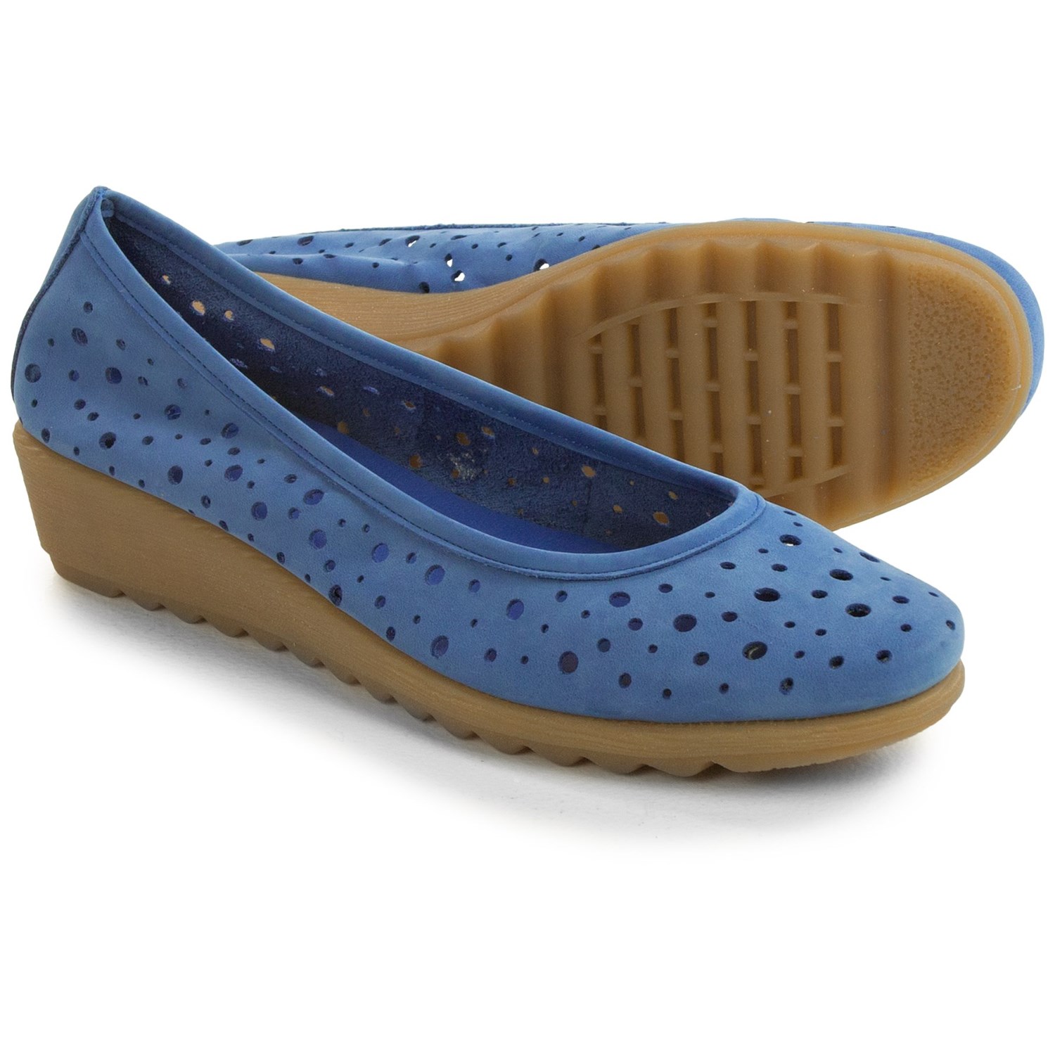 The Flexx Run Perfed Shoes - Nubuck, Slip-Ons (For Women)