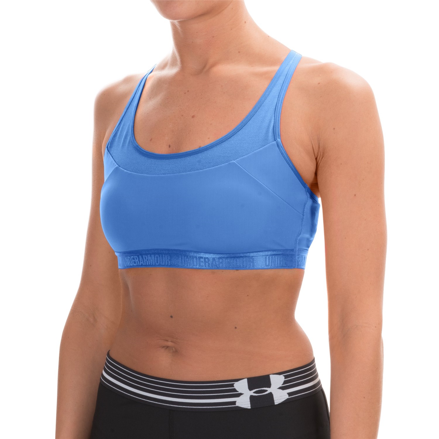 Under Armour Mid Breathe Sports Bra - Medium Impact, Racerback (For Women)