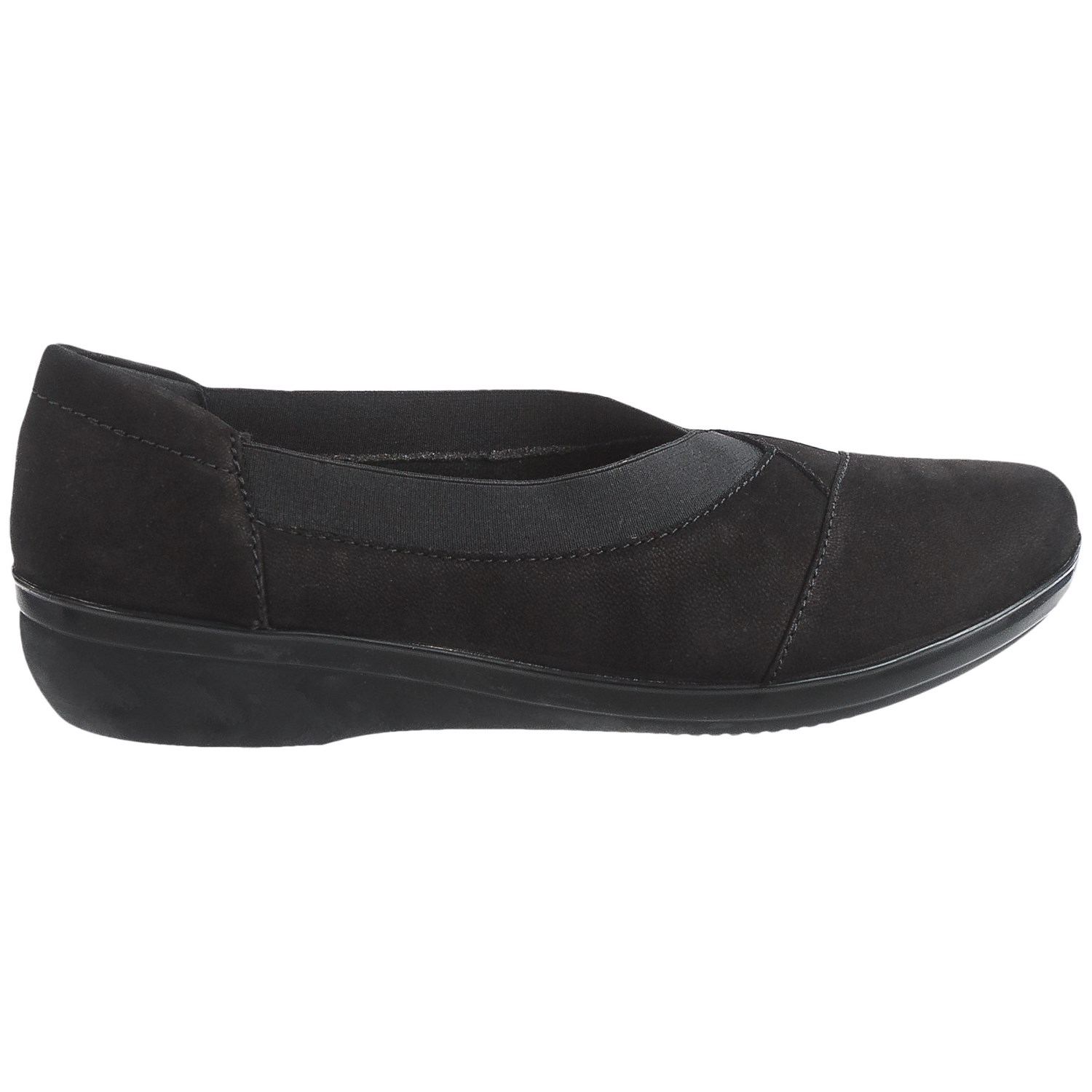 Clarks Everlay Eve Shoes - Nubuck, Slip-Ons (For Women)