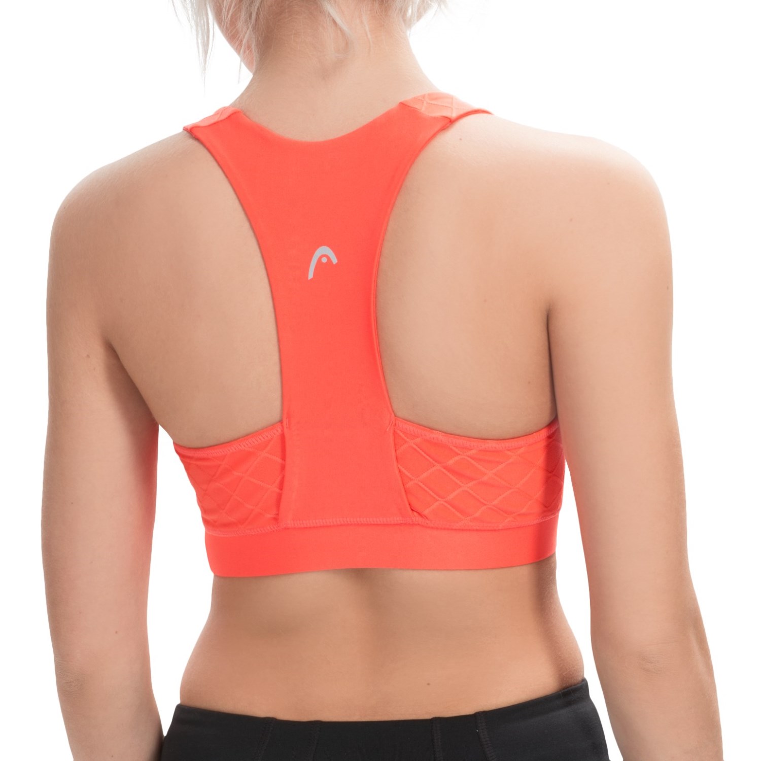 Head Diamond Jacquard Sports Bra - Medium Impact, Racerback (For Women)