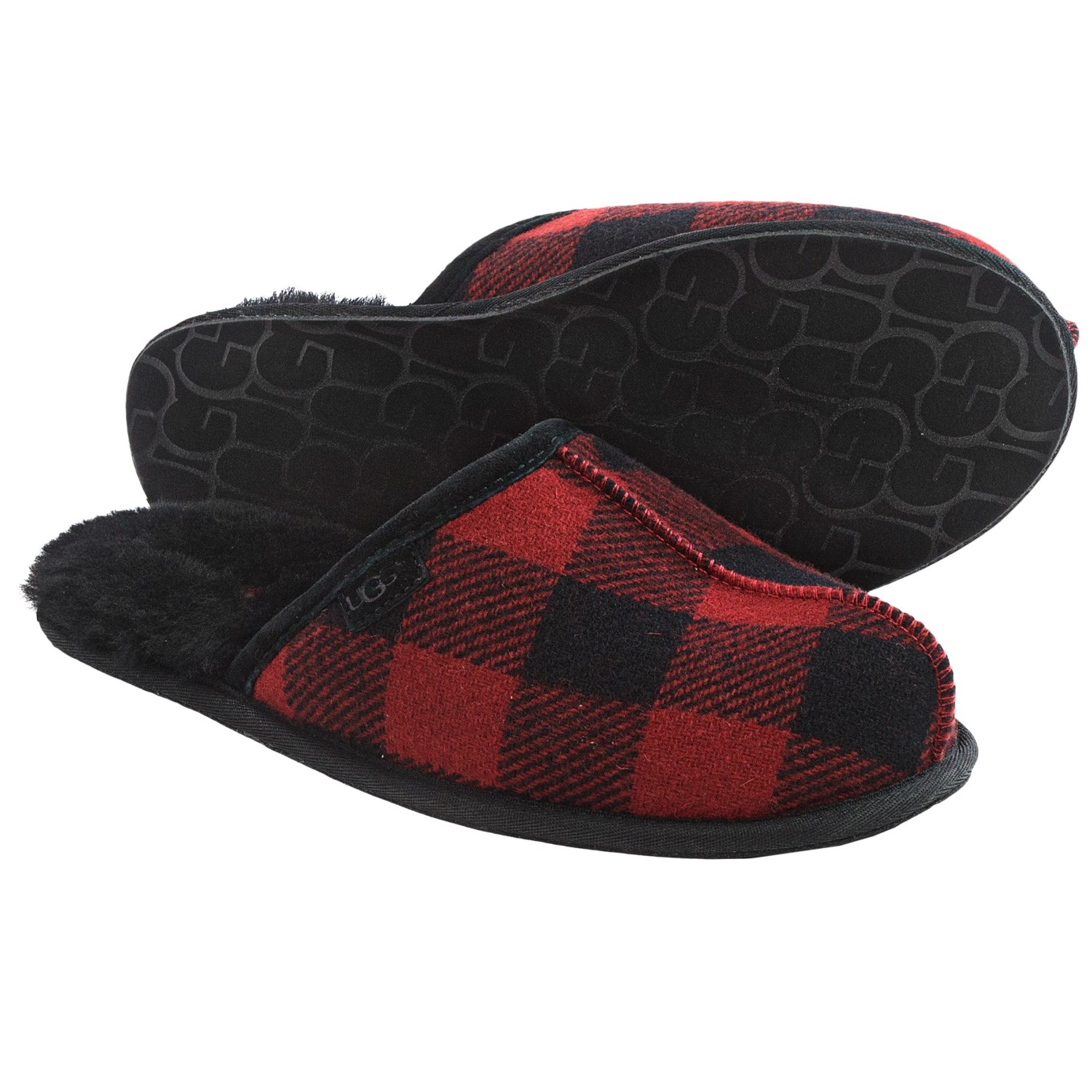 UGG® Australia Scuff Plaid Slippers - Wool (For Men)