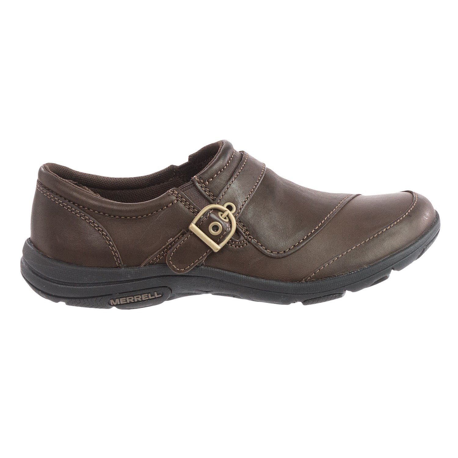 Merrell Dassie Buckle Leather Shoes (For Women)