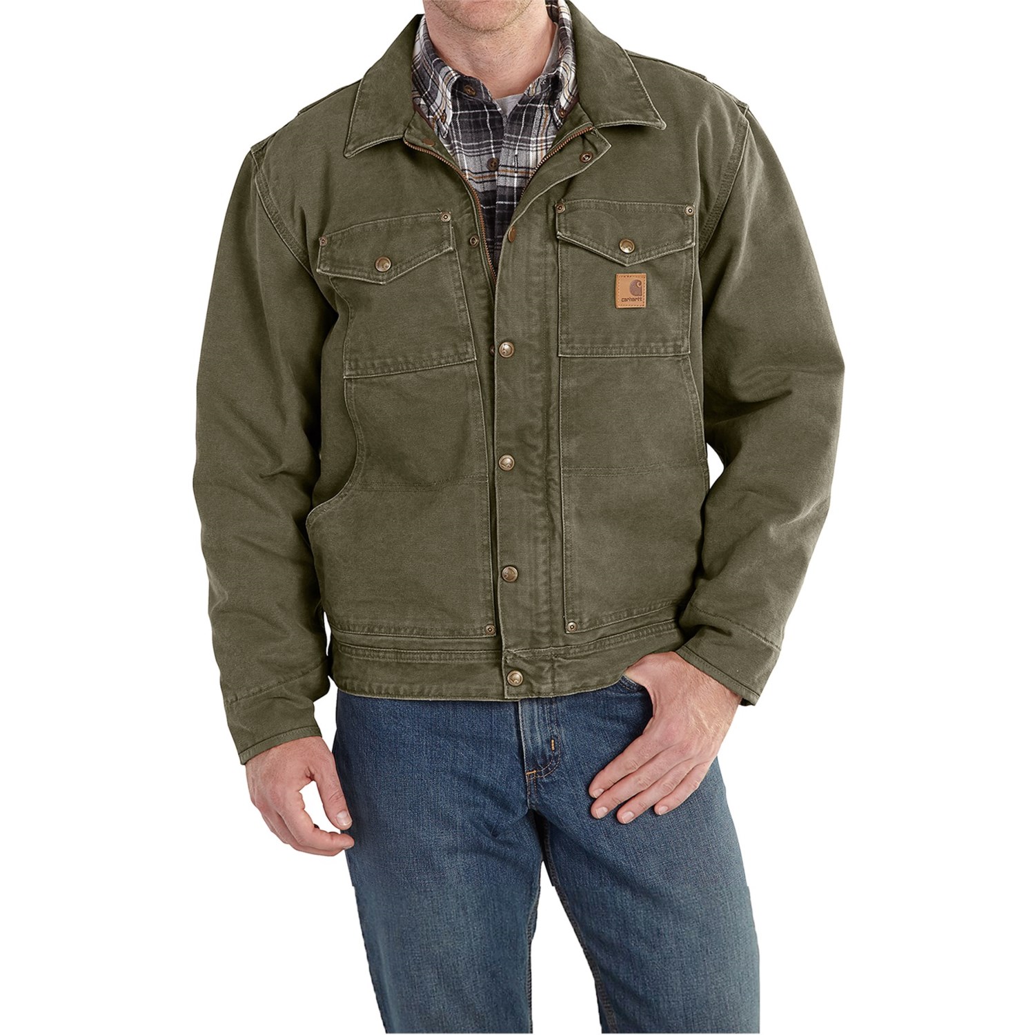 Carhartt Berwick Sandstone Duck Jacket - Factory Seconds (For Men)