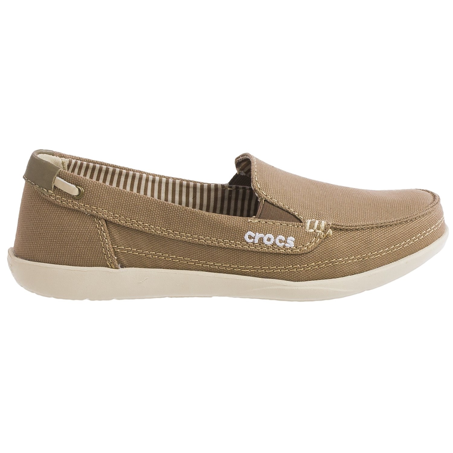 Crocs Walu Canvas Shoes - Slip-Ons (For Women)