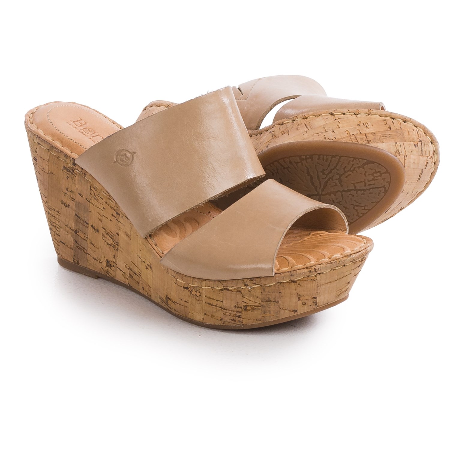 Born Adria Wedge Sandals - Leather (For Women)