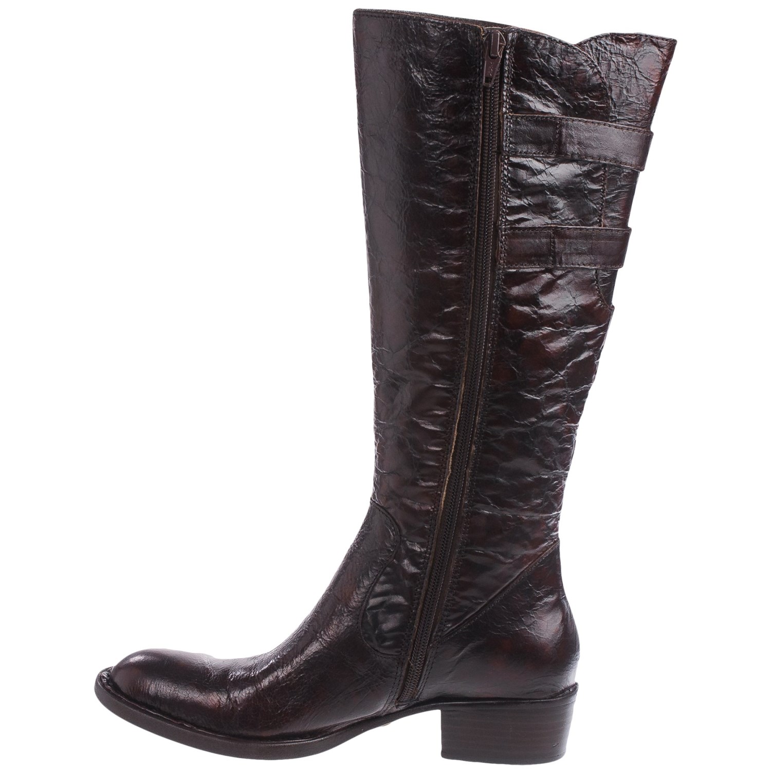 Born Berry Leather Riding Boots (For Women)