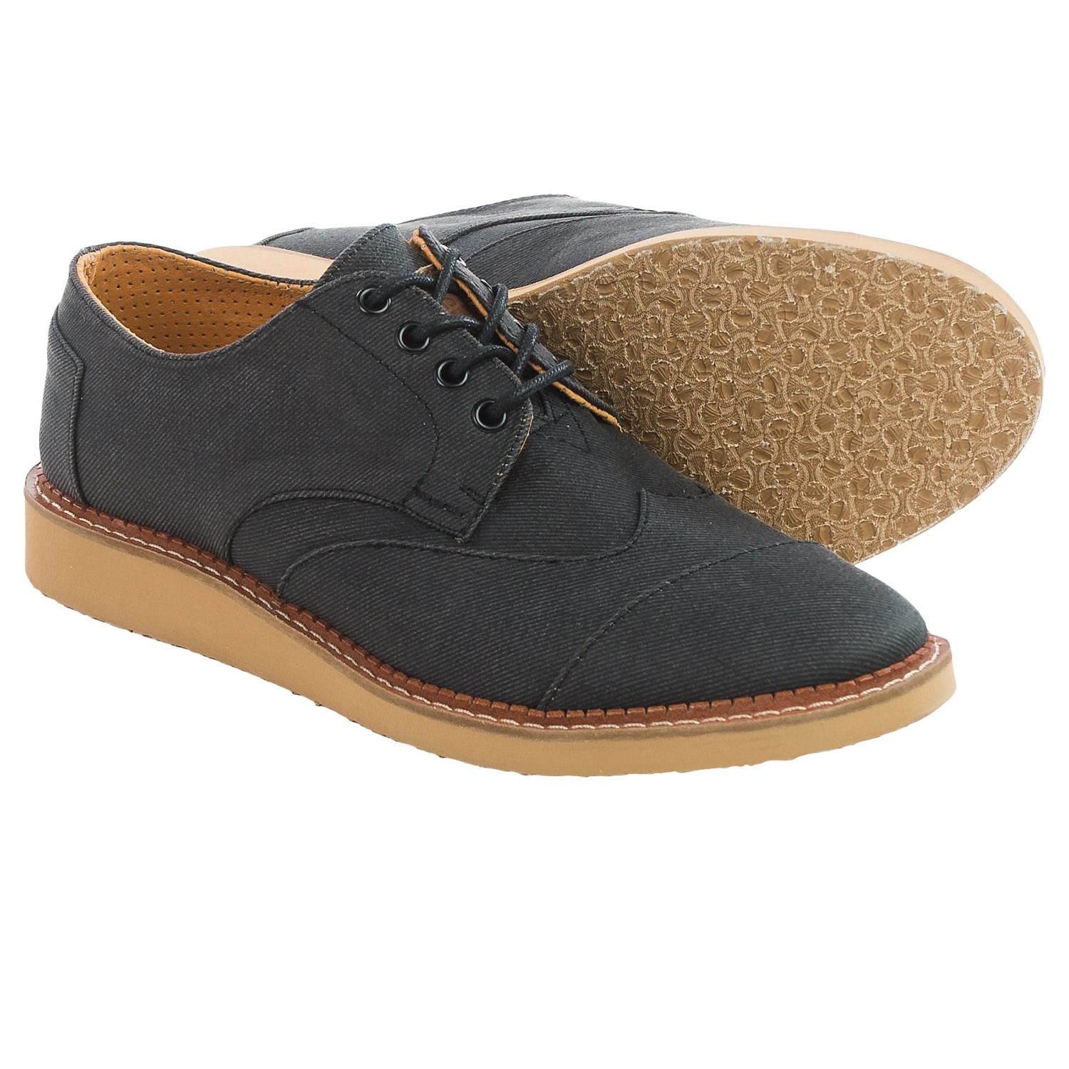 TOMS Aviator Twill Brogue Shoes (For Men)