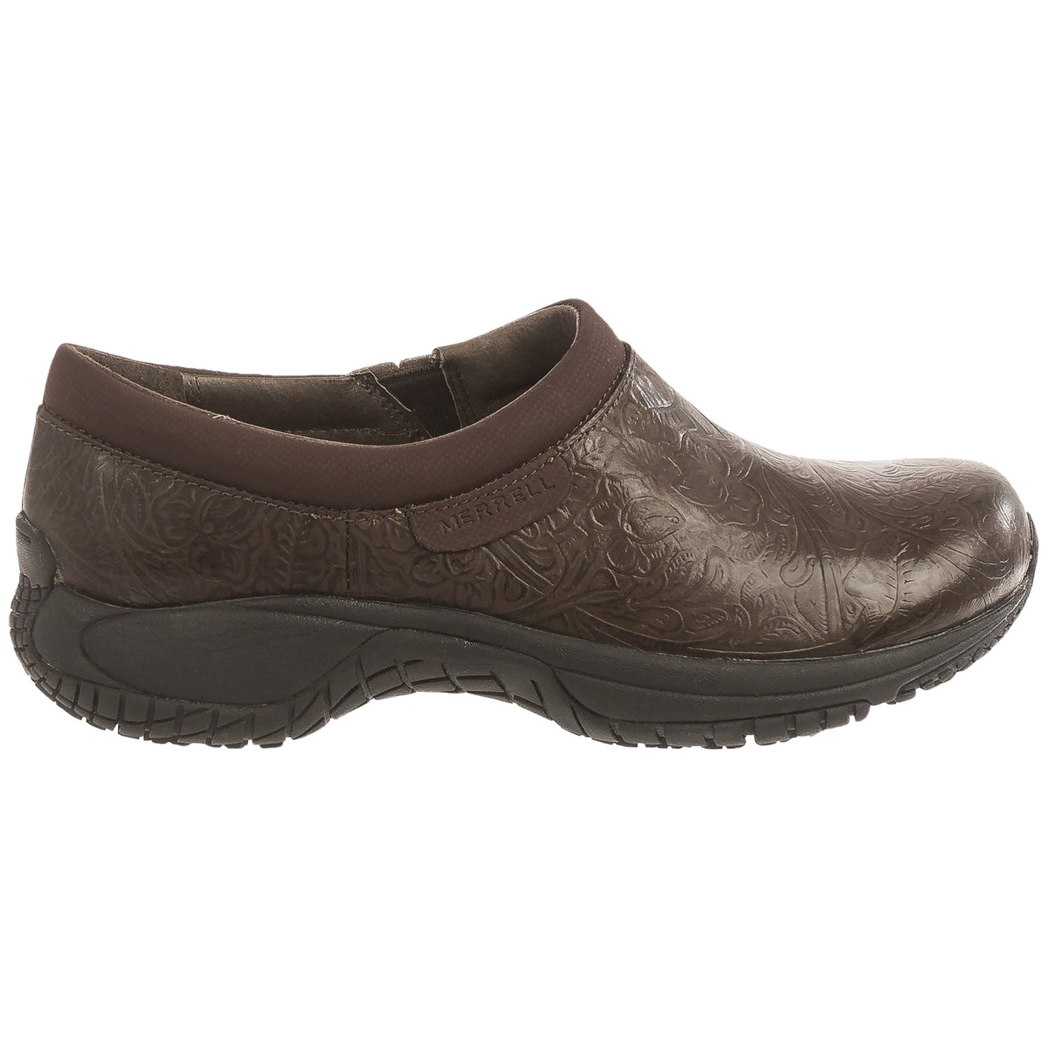 Merrell Encore Moc Pro Lab Shoes - Leather, Slip-Ons (For Women)