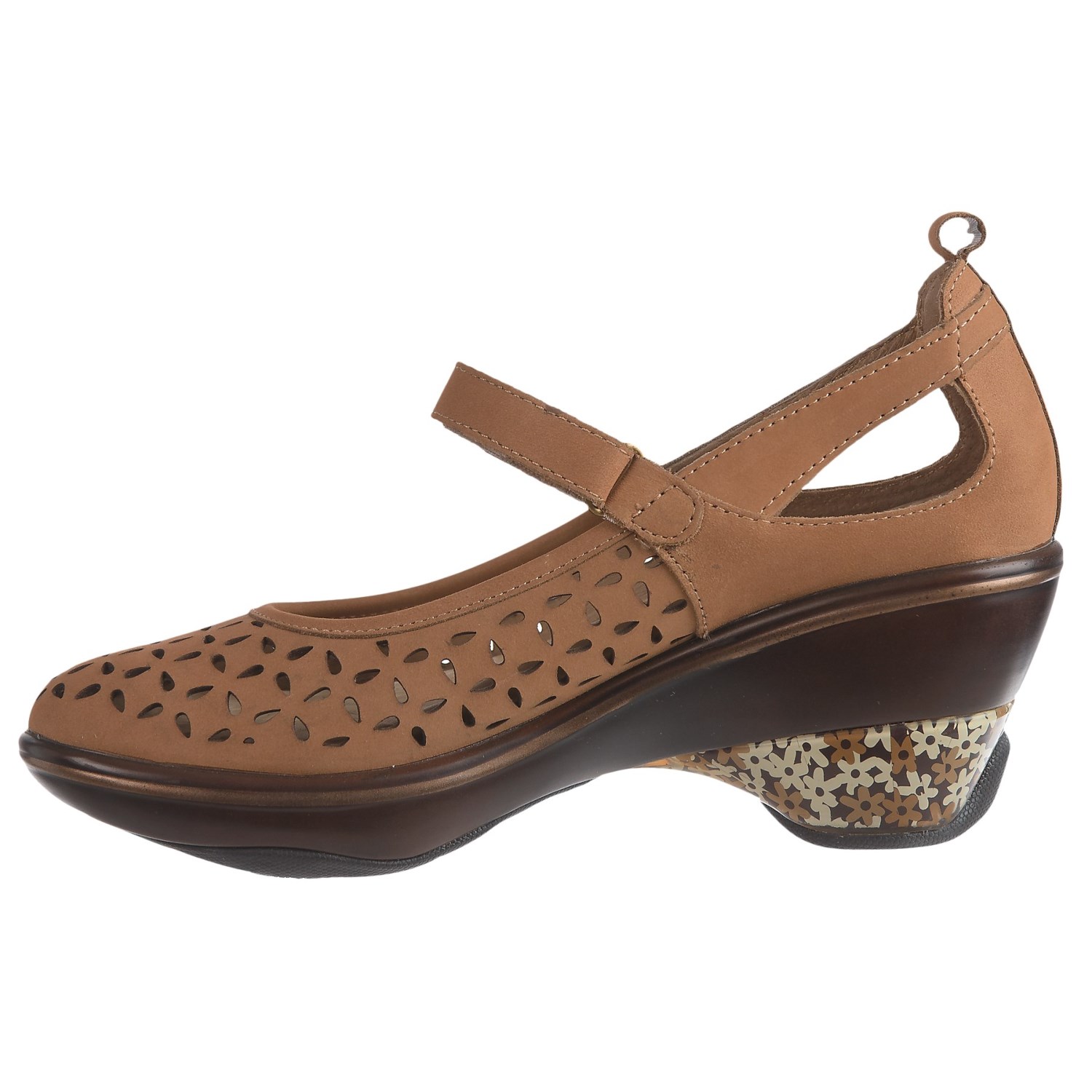 Jambu Calypso Mary Jane Wedge Shoes - Nubuck (For Women)