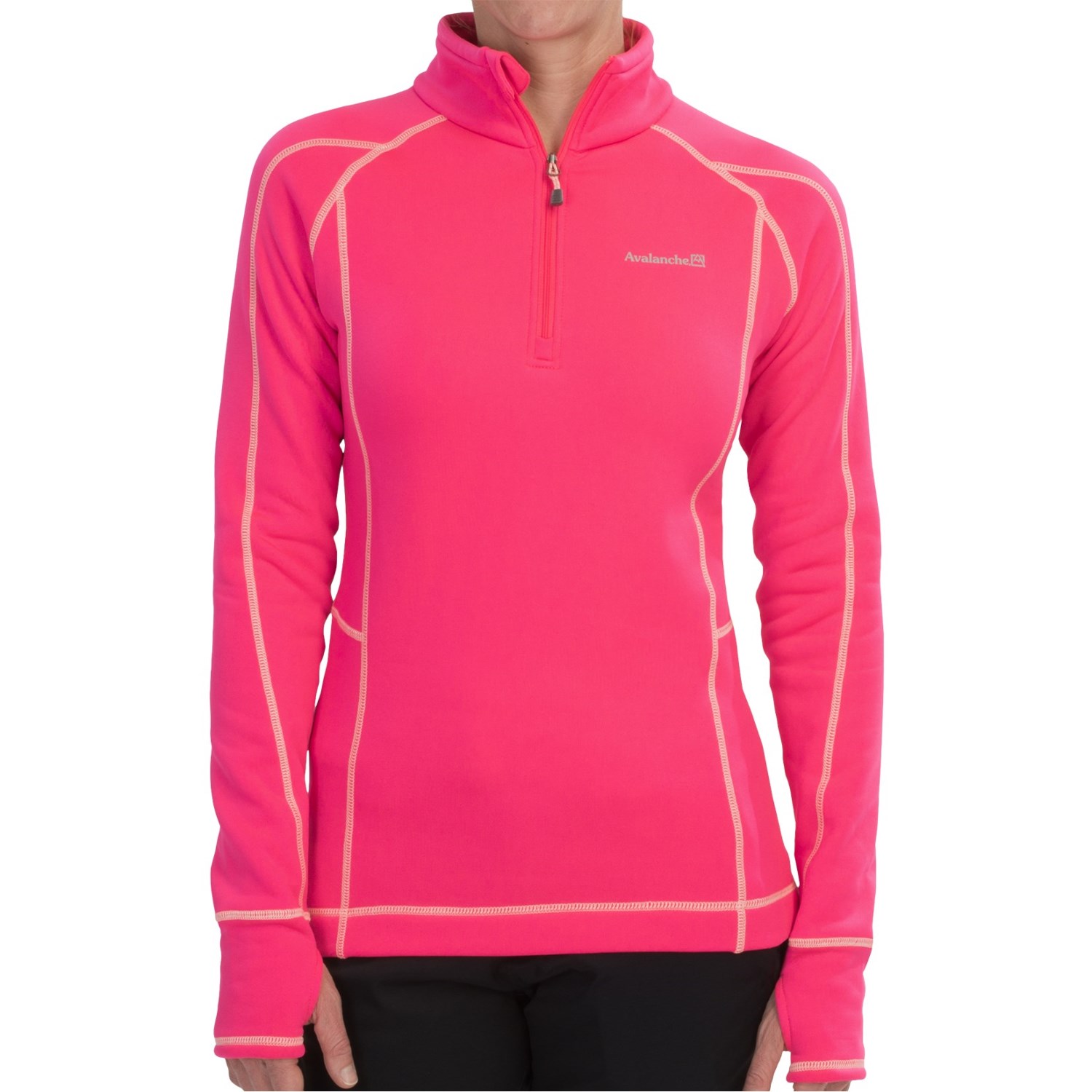 Avalanche Wear Fleece Mogul Shirt - Zip Neck, Long Sleeve (For Women)