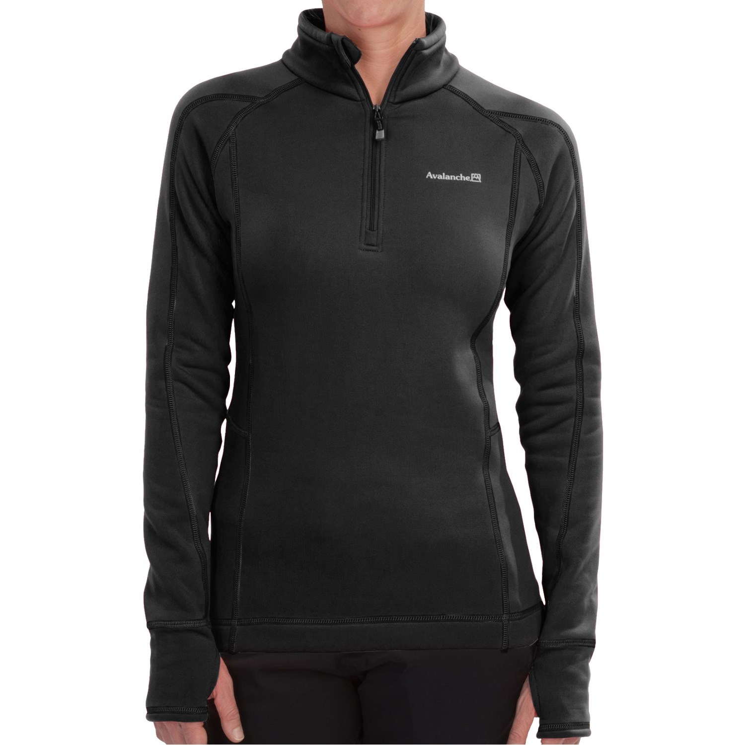 Avalanche Wear Fleece Mogul Shirt - Zip Neck, Long Sleeve (For Women)