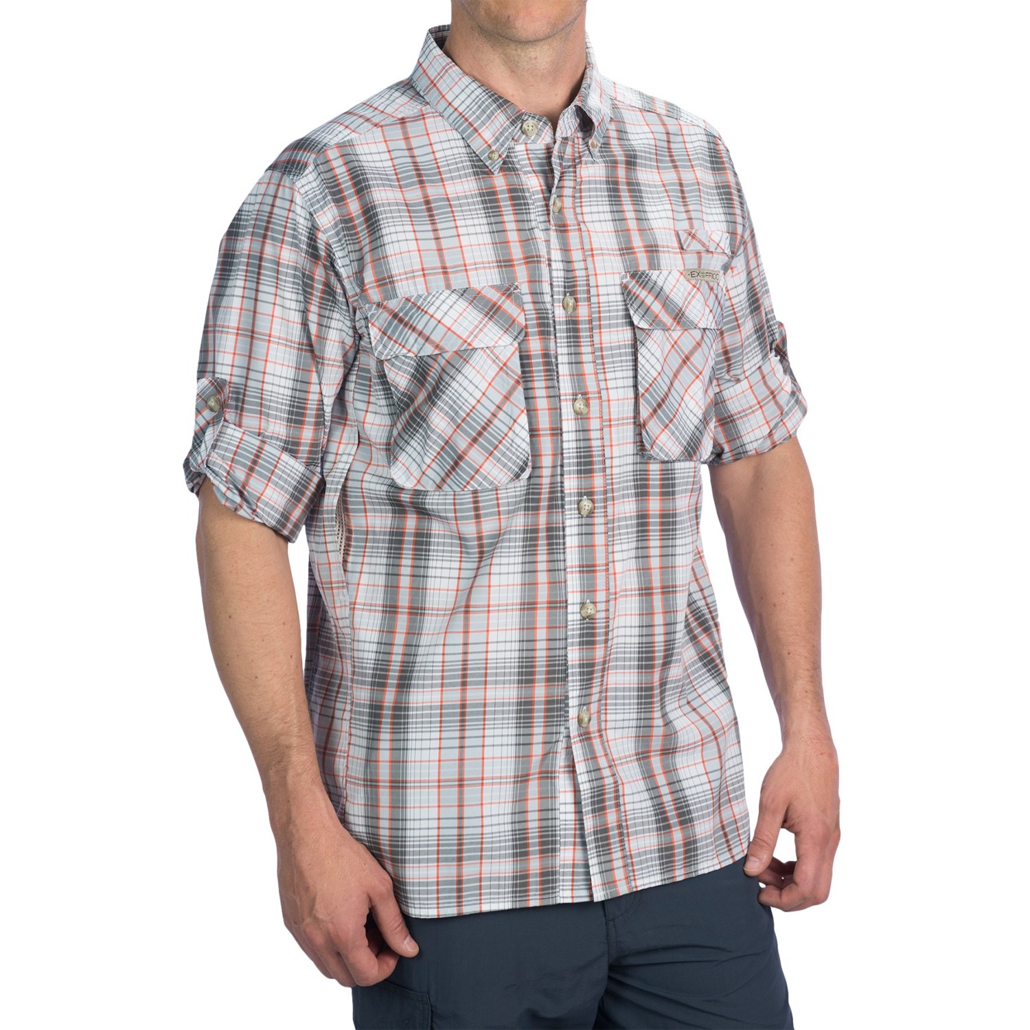 ExOfficio Air Strip Macro Plaid Shirt - UPF 30+, Long Sleeve (For Men)