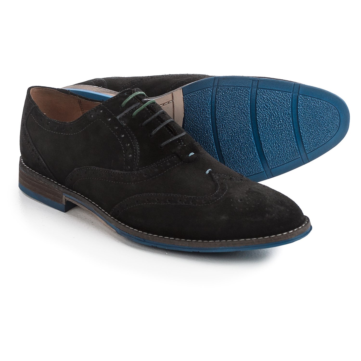 Hush Puppies Style Brogue Oxford Shoes - Suede (For Men)