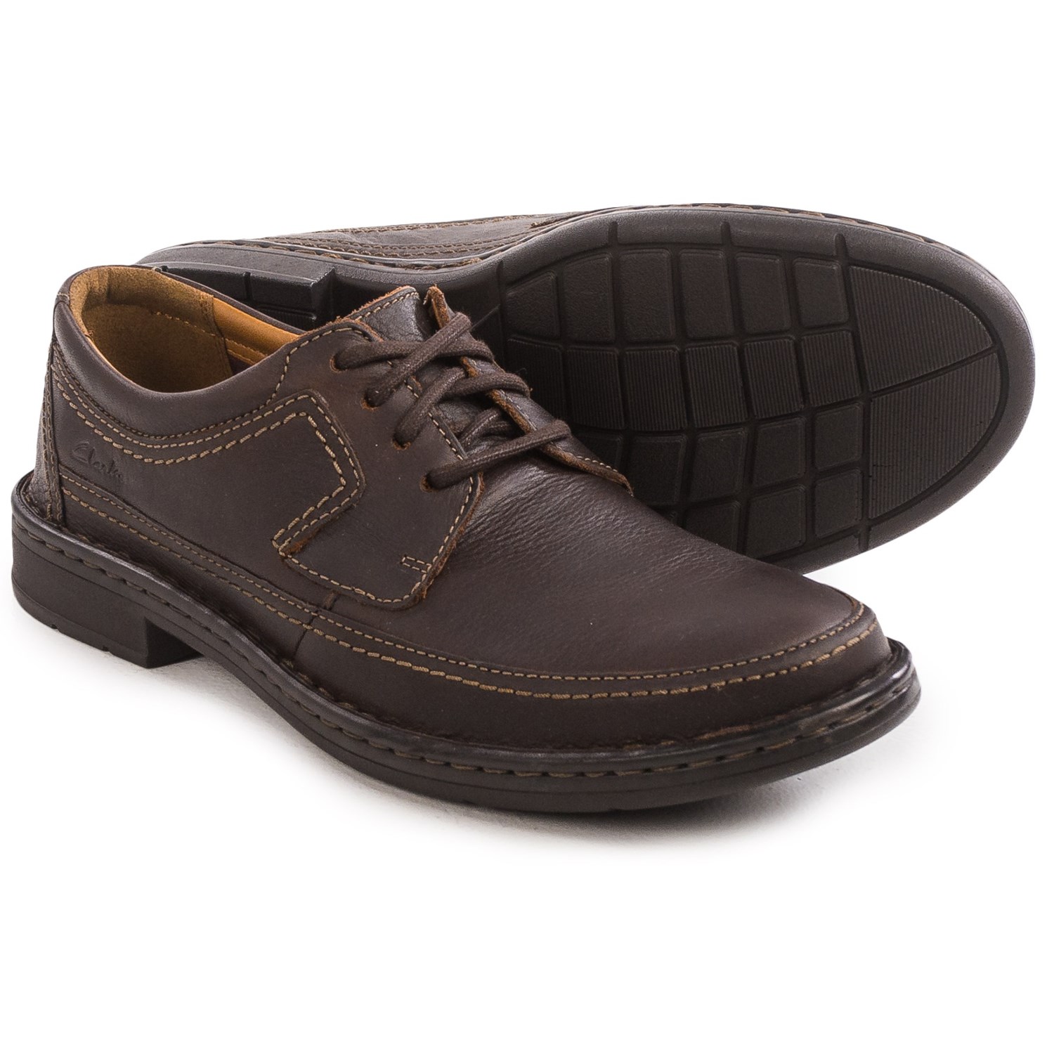 Clarks Kyros Edge Lace-Up Shoes - Leather (For Men)