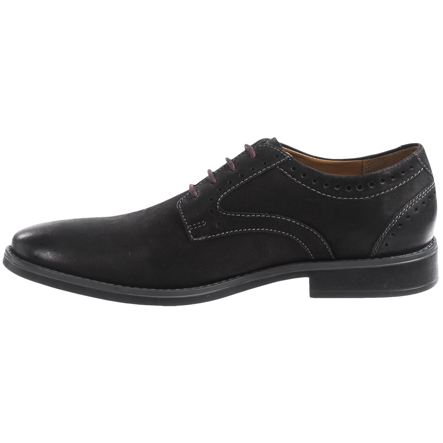 Clarks Garren Plain Toe Oxford Shoes - Leather (For Men)