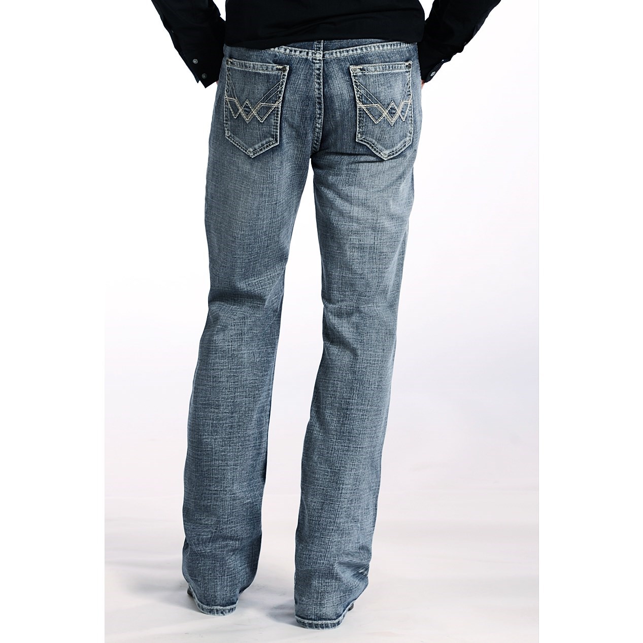 Rock & Roll Cowboy Double Barrel Connected V Jeans - Relaxed Fit, Straight Leg (For Men)