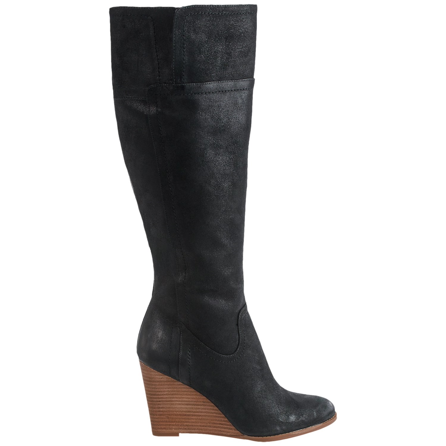 Franco Sarto Lara Tall Wedge Boots - Suede (For Women)