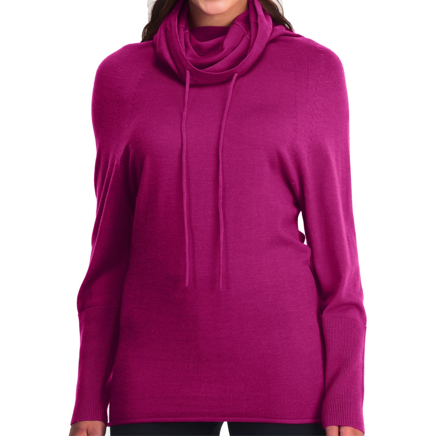 Icebreaker Athena Funnel Neck Shirt - Merino Wool, Long Sleeve (For Women)