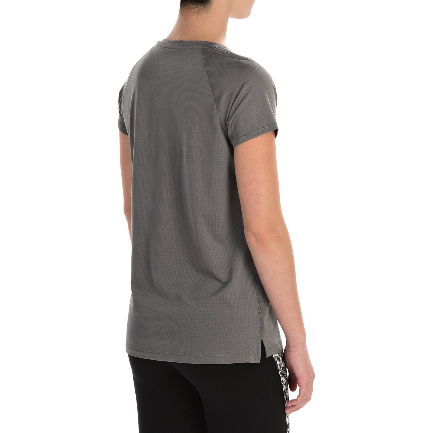 Under Armour HeatGear® Armour Pinhole-Mesh T-Shirt - V-Neck, Short Sleeve (For Women)