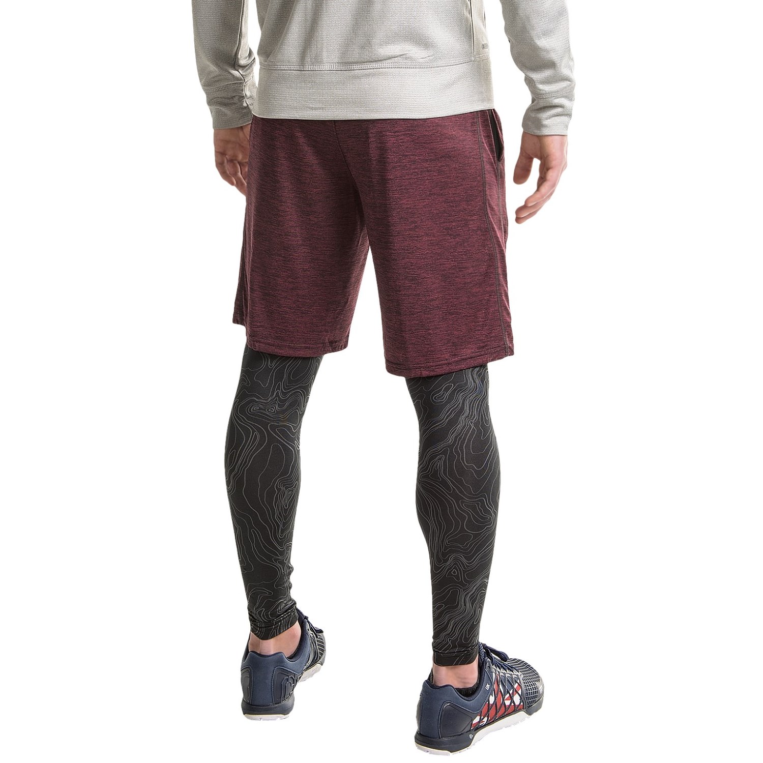 RBX Allover Print Base Layer Pants (For Men)