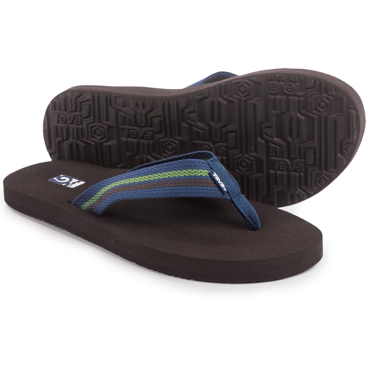 Teva Mush® II Canvas Flip-Flops (For Men)