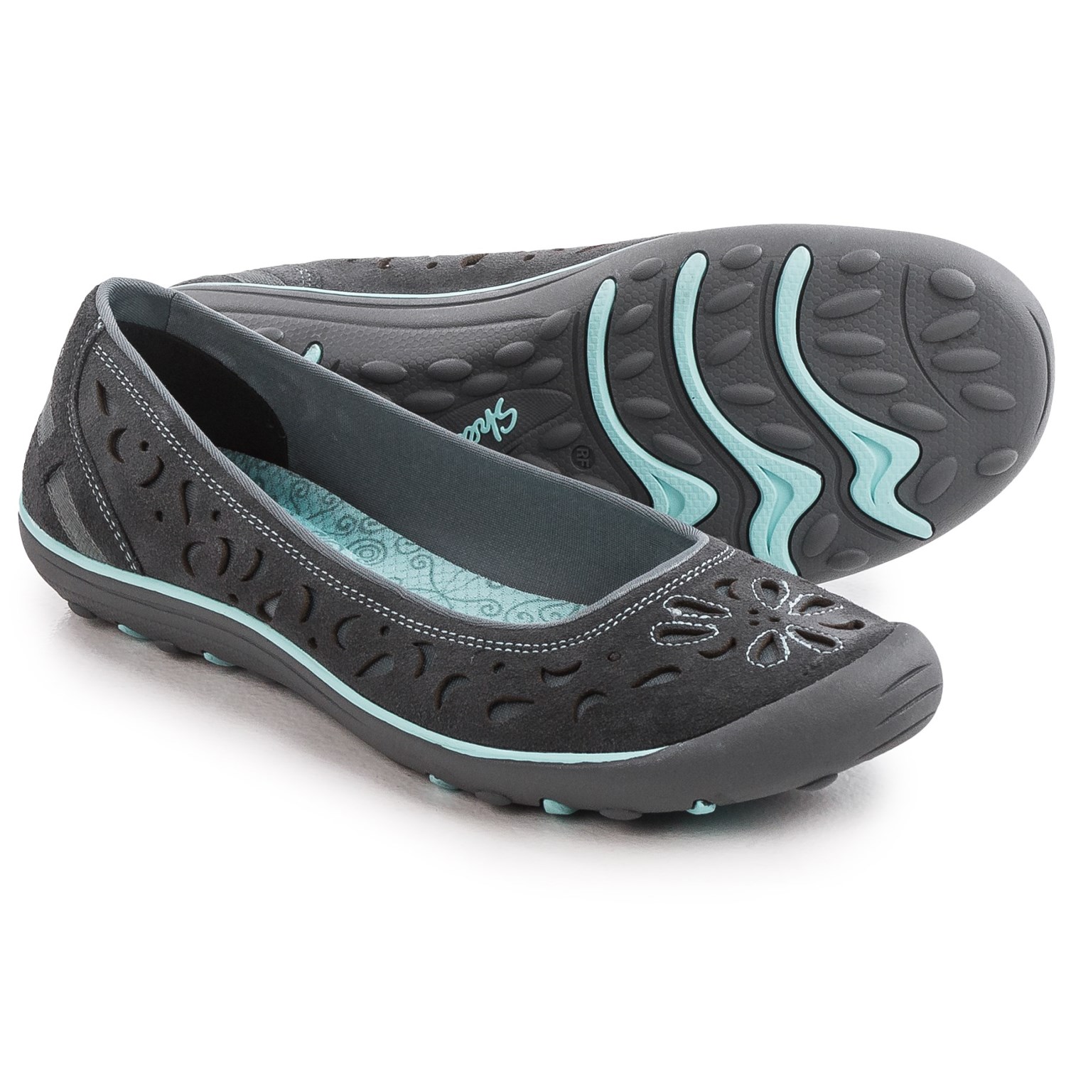 Skechers Relaxed Fit Earth Fest Shoes - Leather, Slip-Ons (For Women)