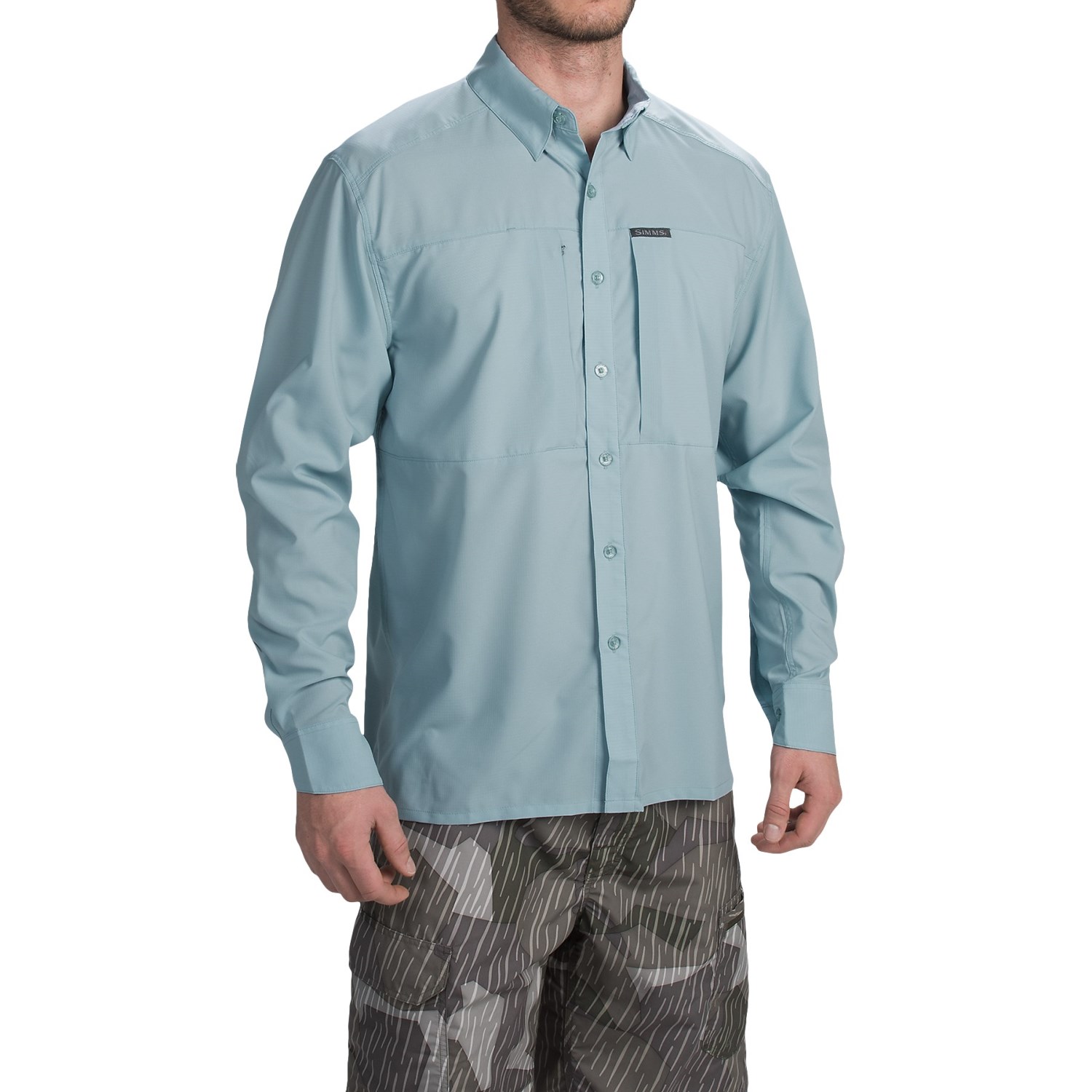 Simms Ultralight Shirt - UPF 30+, Button Front, Long Sleeve (For Men)