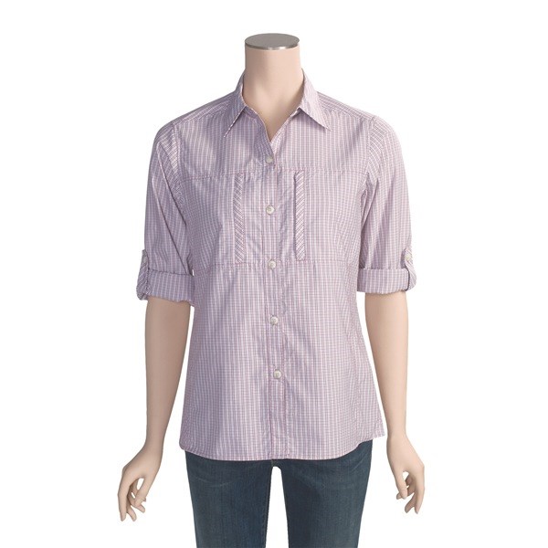 ExOfficio Dryflylite Check Shirt - UPF 30, Long Sleeve (For Women)