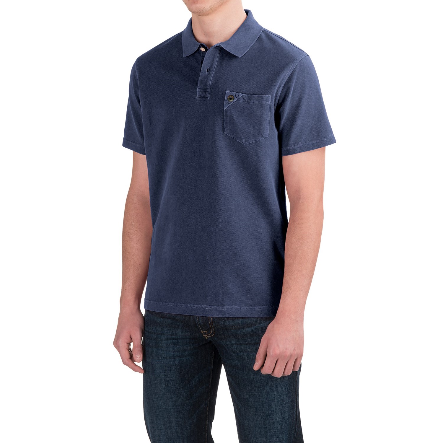 Barbour Laundered Polo Shirt - Garment Dyed, Short Sleeve (For Men)