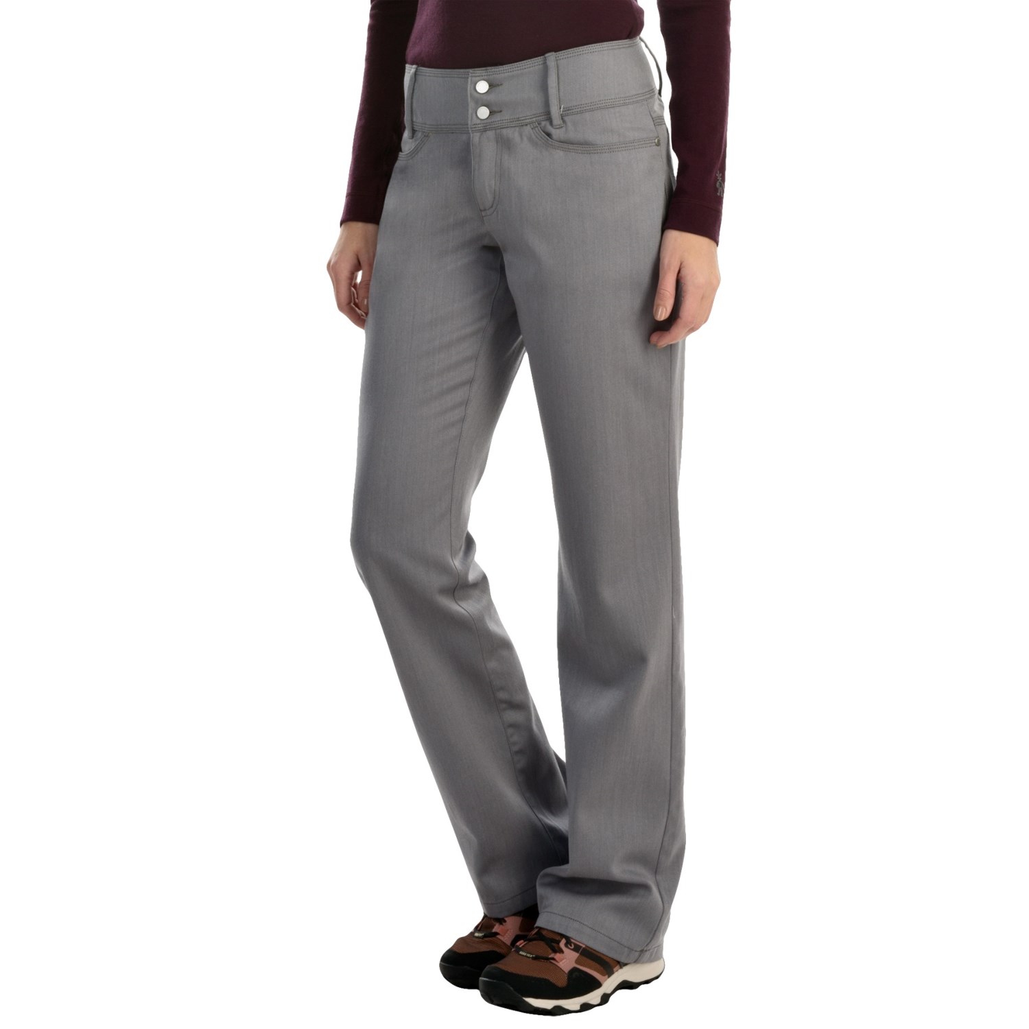 Icebreaker Vista Bootleg Pants - UPF 50+, Merino Wool-Cotton (For Women)