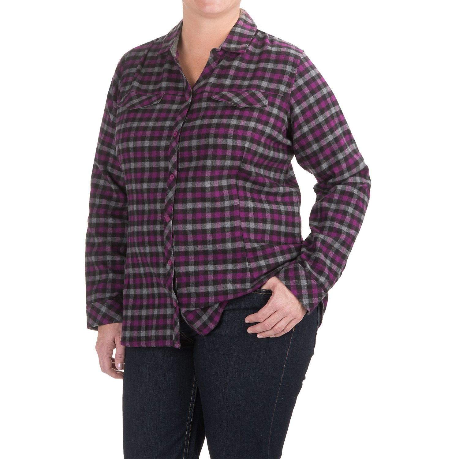 Columbia Sportswear Simply Put II Flannel Shirt - Long Sleeve (For Plus Size Women)