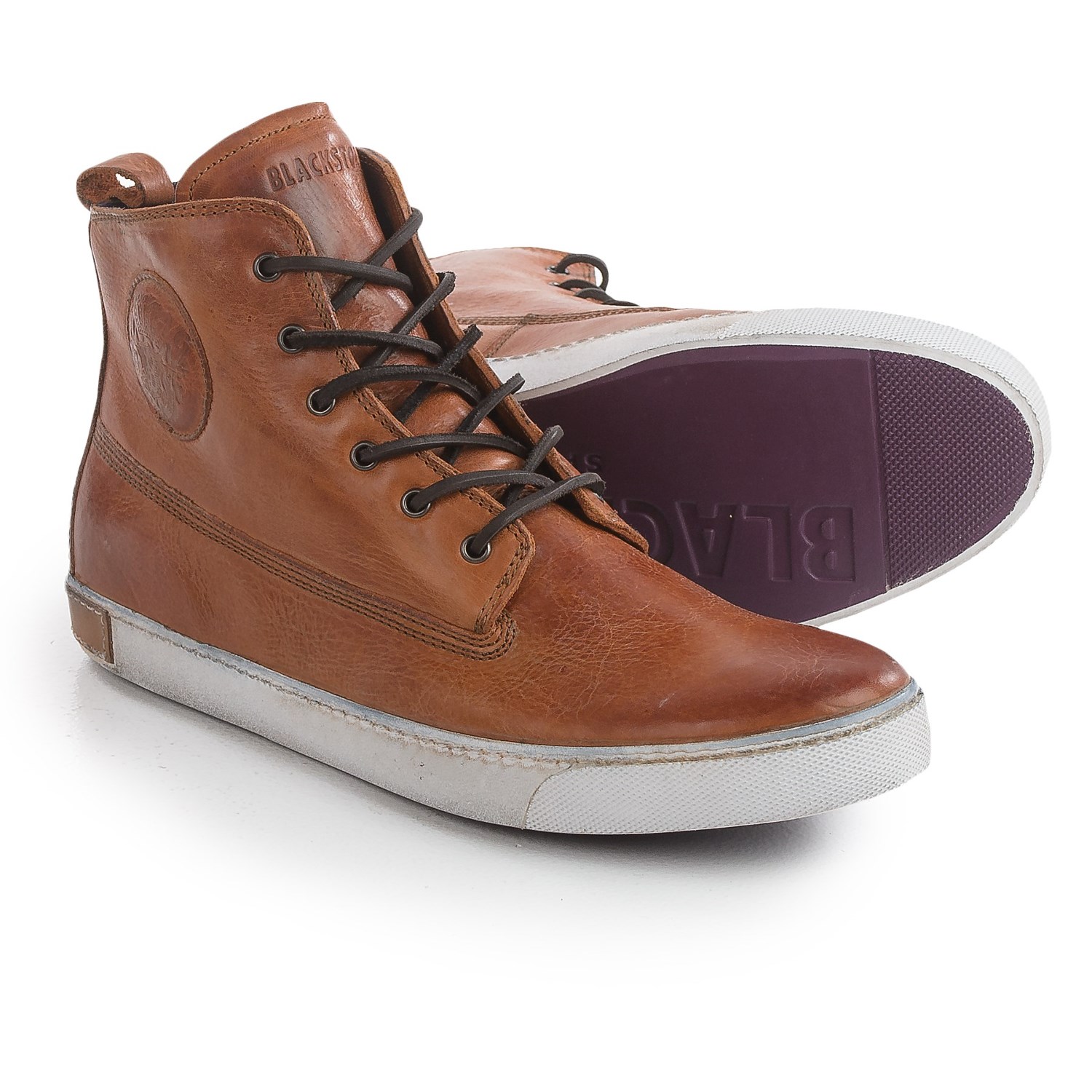 Blackstone AM02 High-Top Sneakers - Leather (For Men)