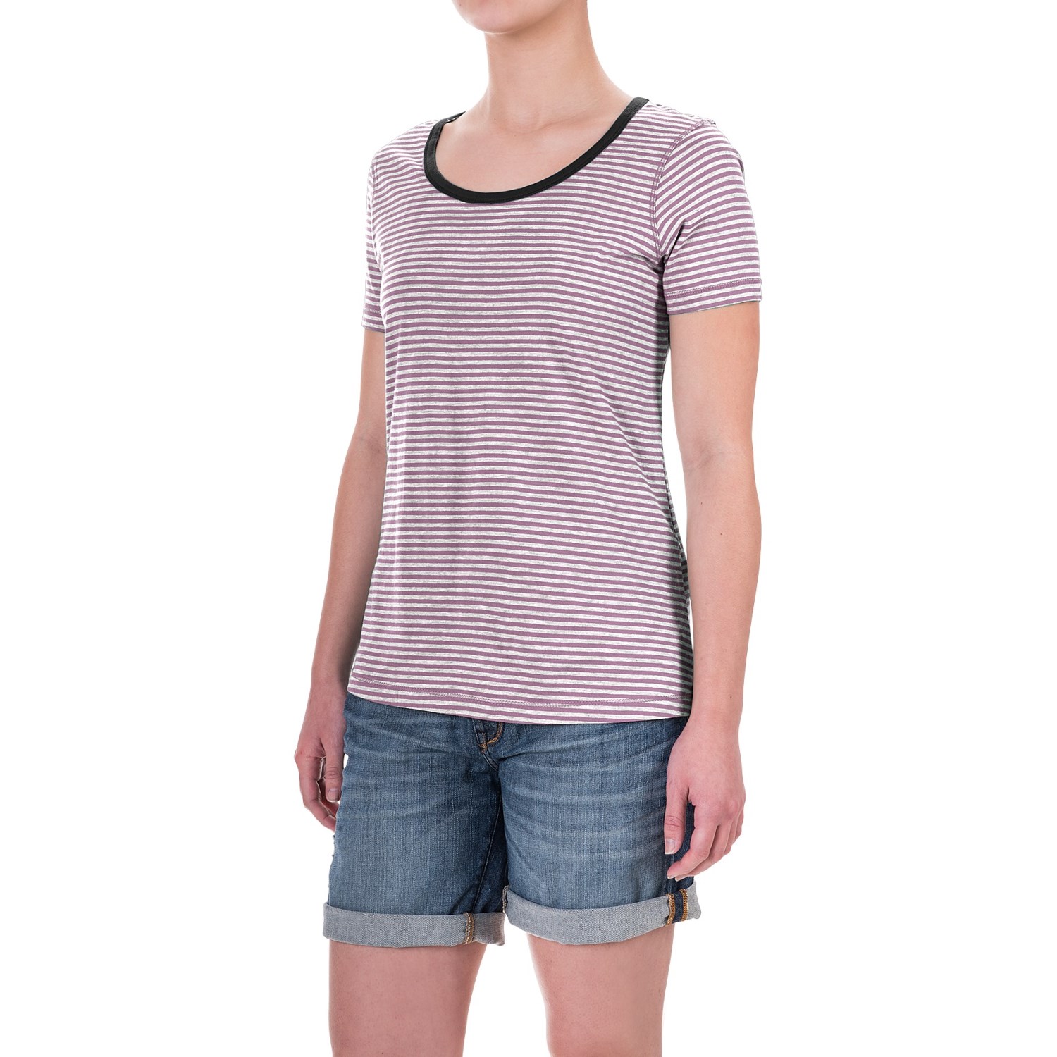 Aventura Clothing Greer Striped T-Shirt - Short Sleeve (For Women)