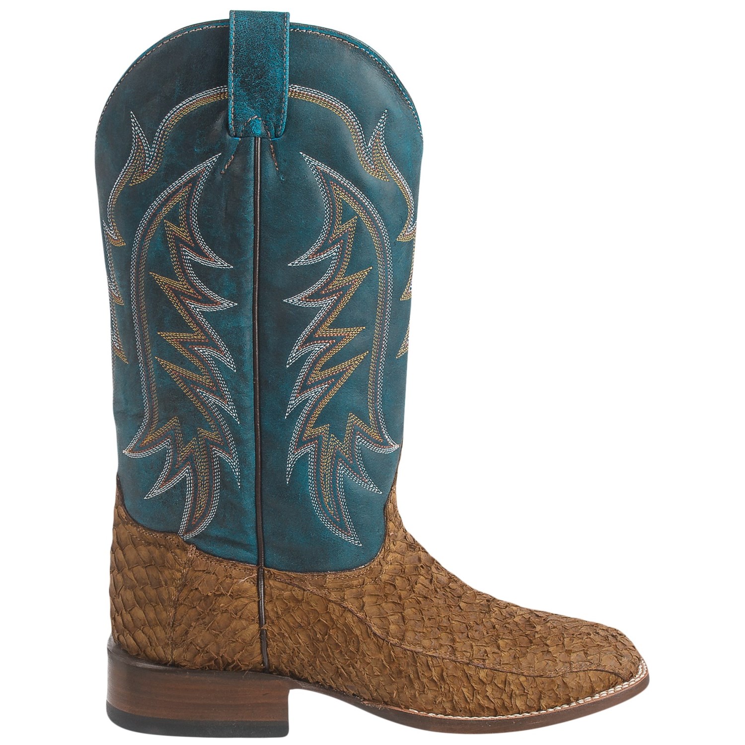 Stetson Amazon Bay Apache Cowboy Boots - Square Toe (For Men)