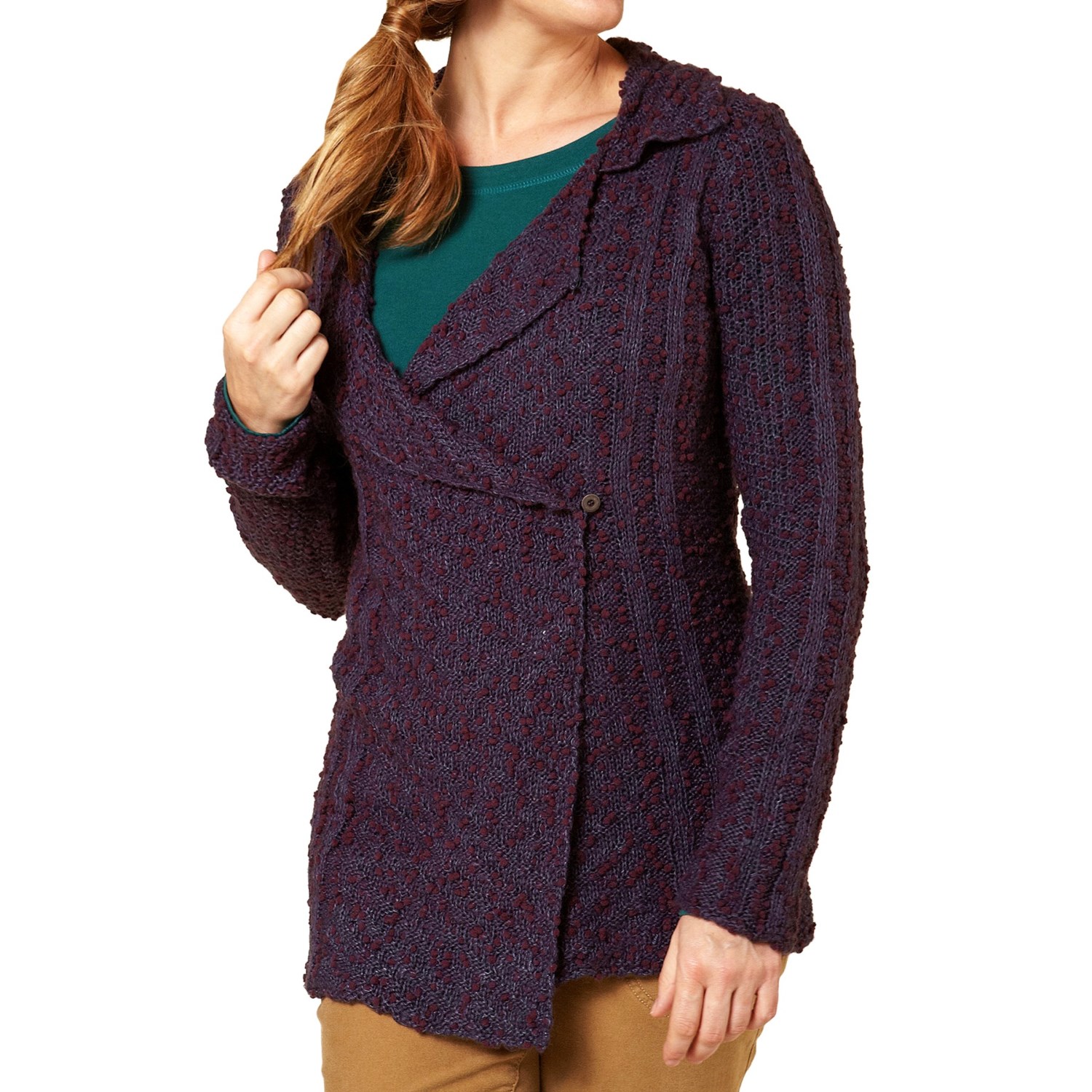 Royal Robbins Poppy Popcorn Yarn Cardigan Sweater (For Women)